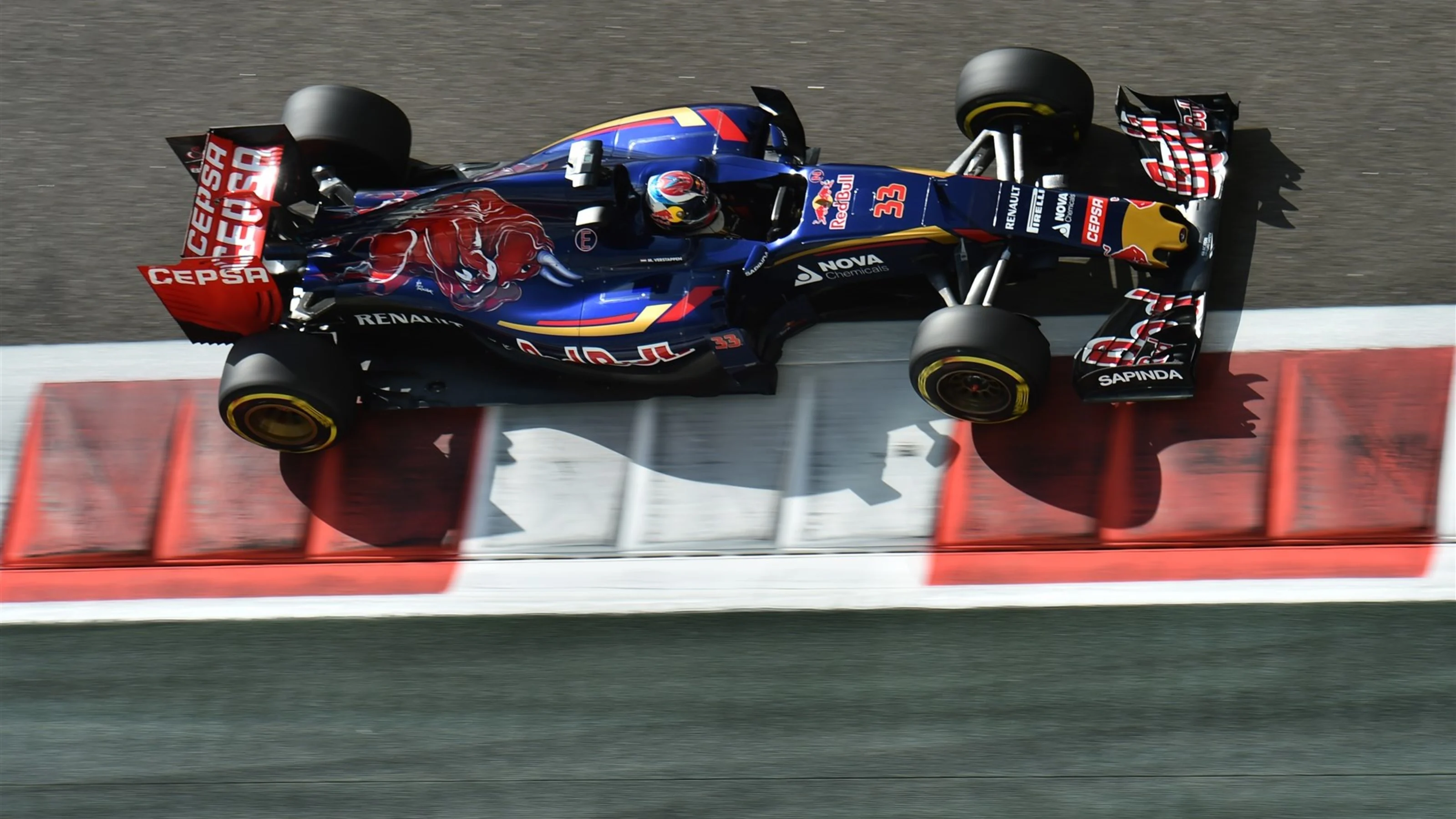 Max Verstappen (NDL) Scuderia Toro Rosso STR10 at Formula One World Championship, Rd19, Abu Dhabi