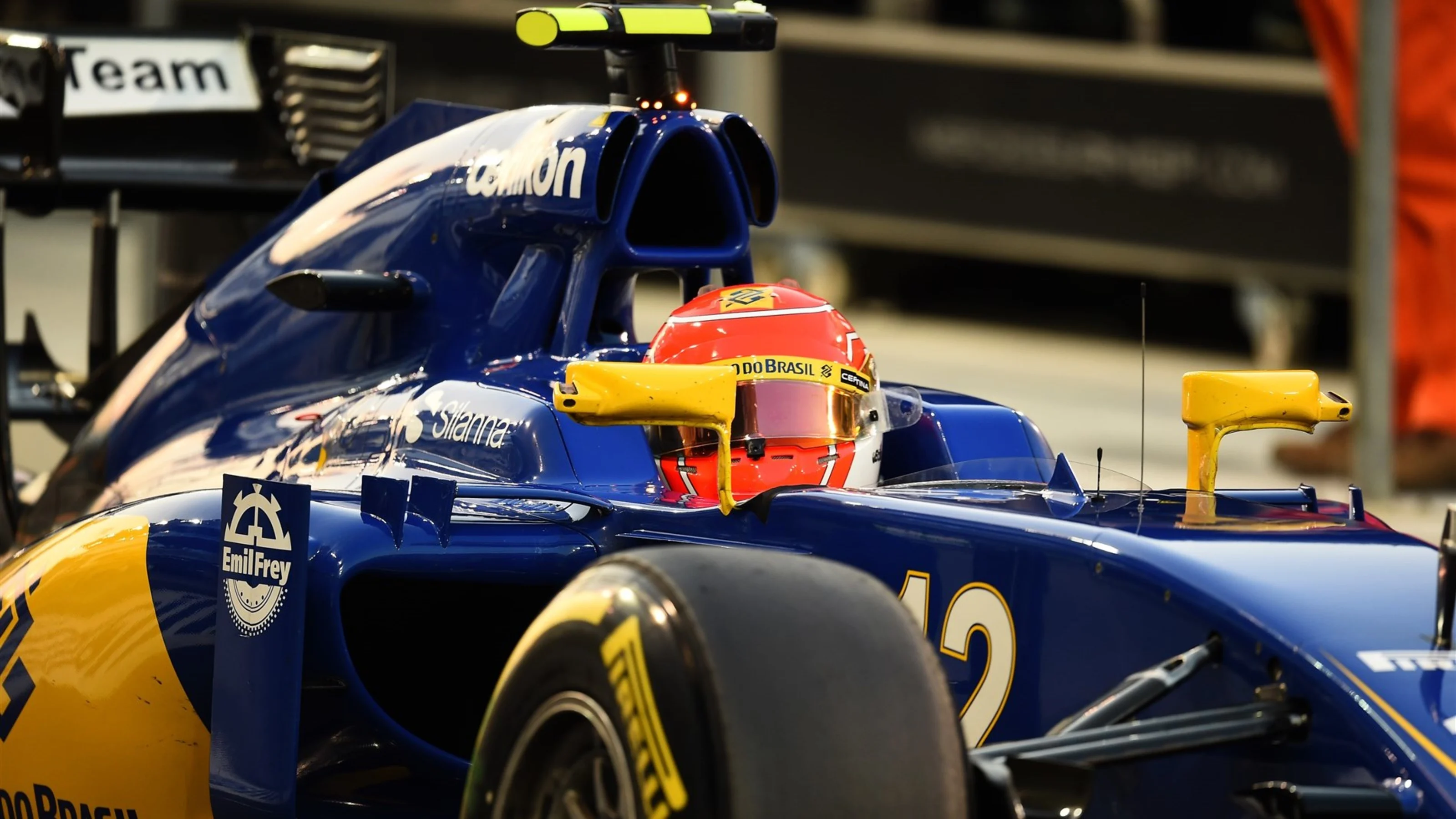 Felipe Nasr (BRA) Sauber C34 at Formula One World Championship, Rd19, Abu Dhabi Grand Prix,