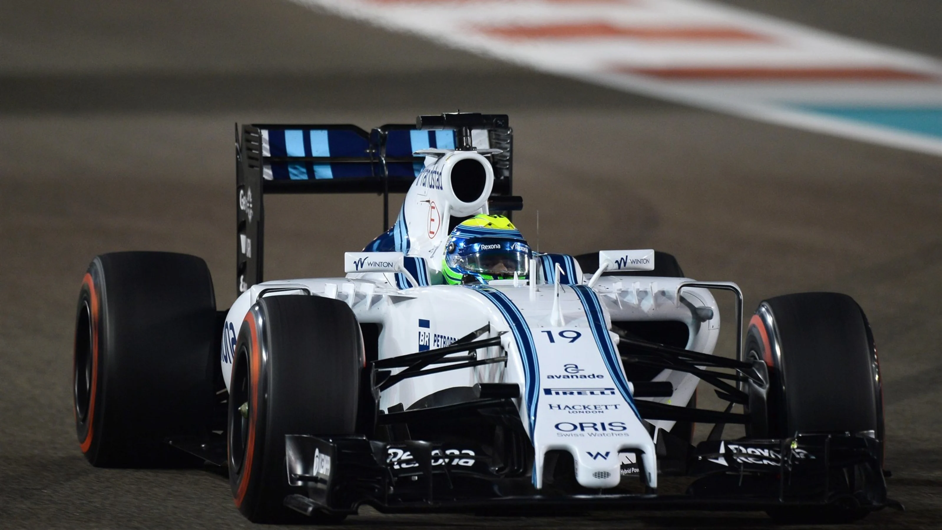Felipe Massa (BRA) Williams FW37 at Formula One World Championship, Rd19, Abu Dhabi Grand Prix,