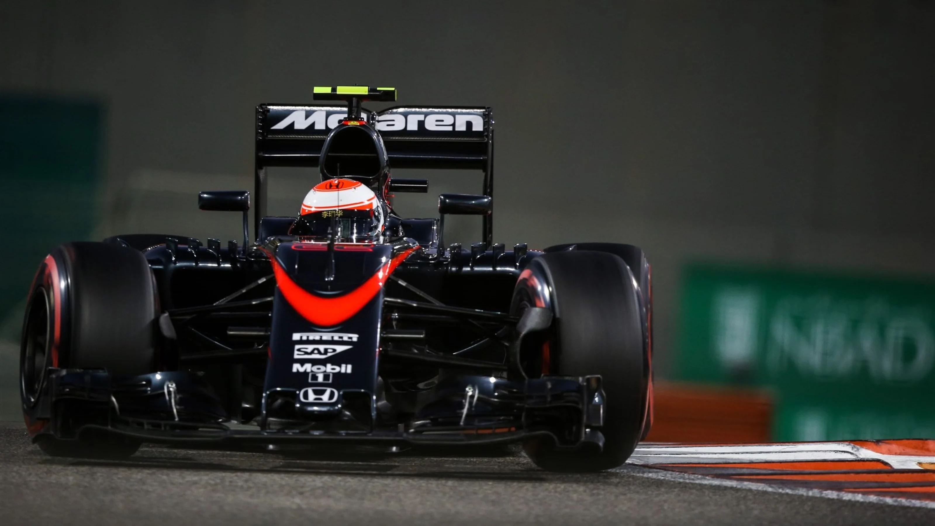 Jenson Button (GBR) McLaren MP4-30 at Formula One World Championship, Rd19, Abu Dhabi Grand Prix,