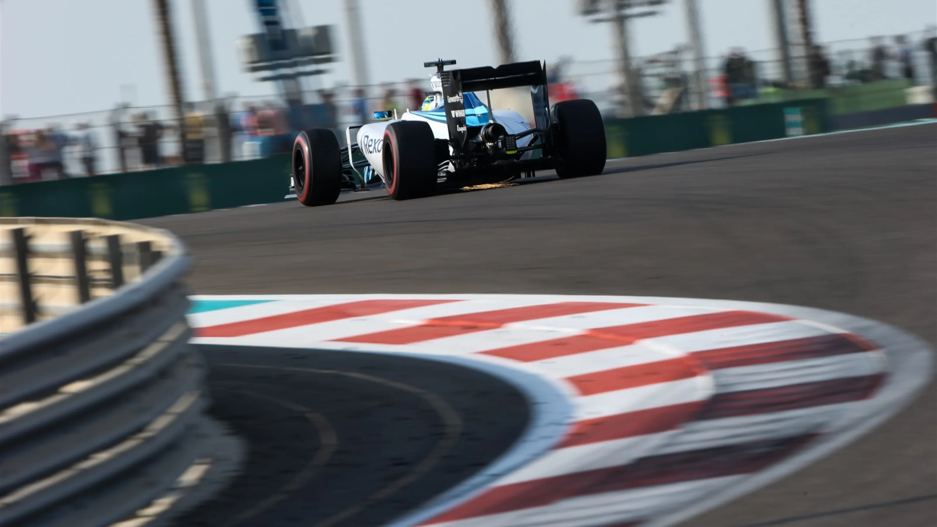 Felipe Massa (BRA) Williams FW37 at Formula One World Championship, Rd19, Abu Dhabi Grand Prix,
