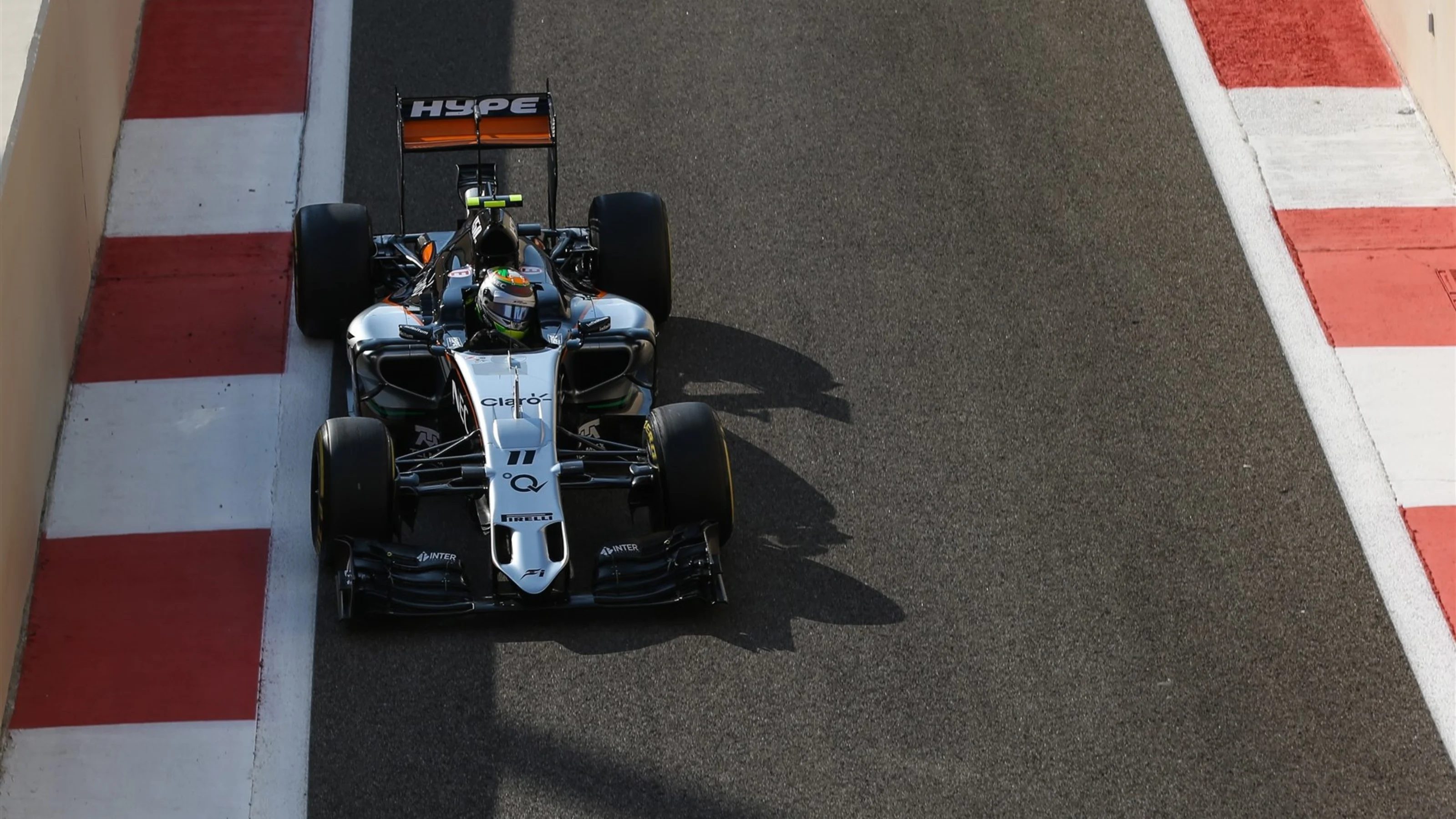 Sergio Perez (MEX) Force India VJM08 at Formula One World Championship, Rd19, Abu Dhabi Grand Prix,