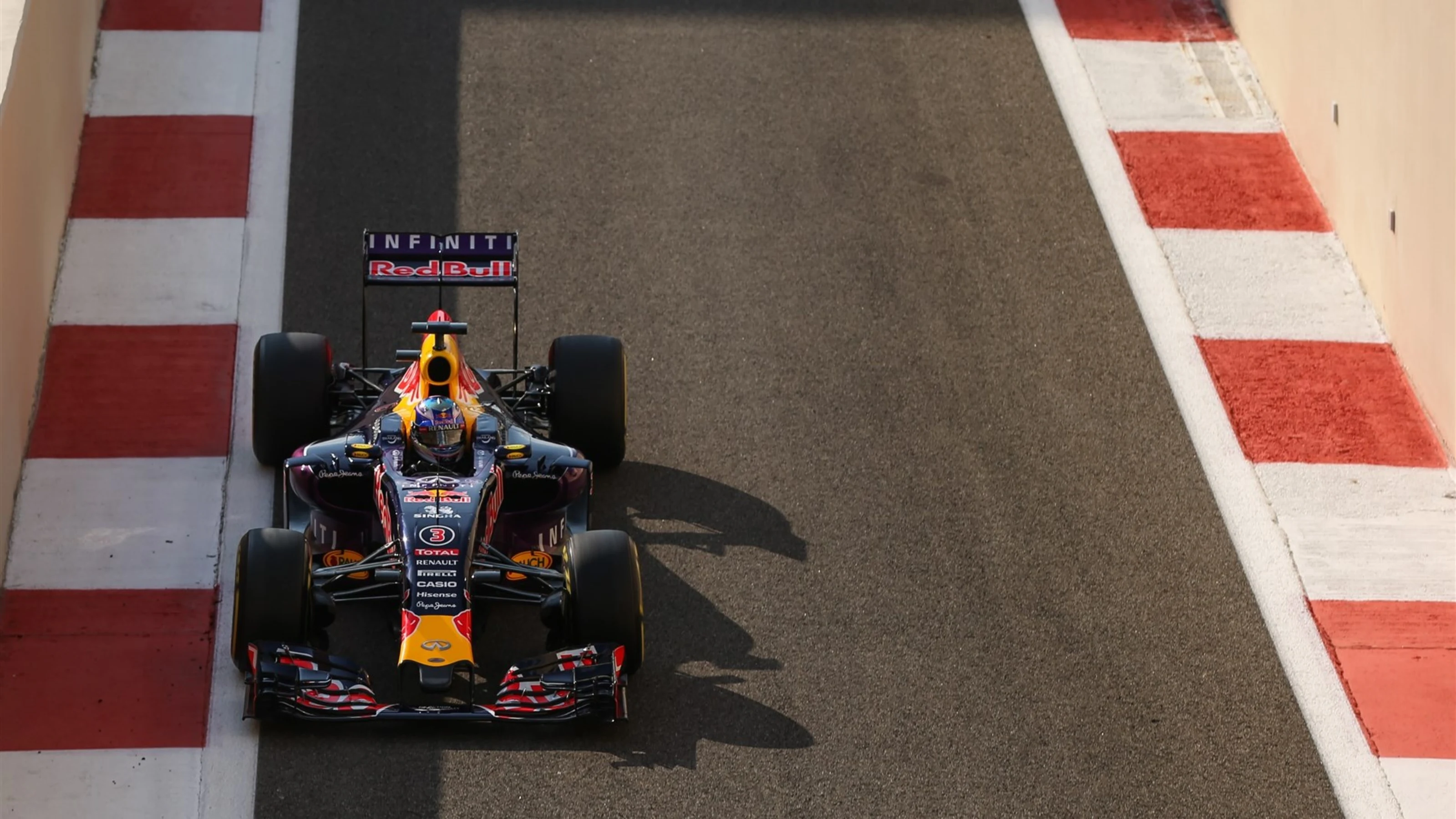 Daniel Ricciardo (AUS) Red Bull Racing RB11 at Formula One World Championship, Rd19, Abu Dhabi