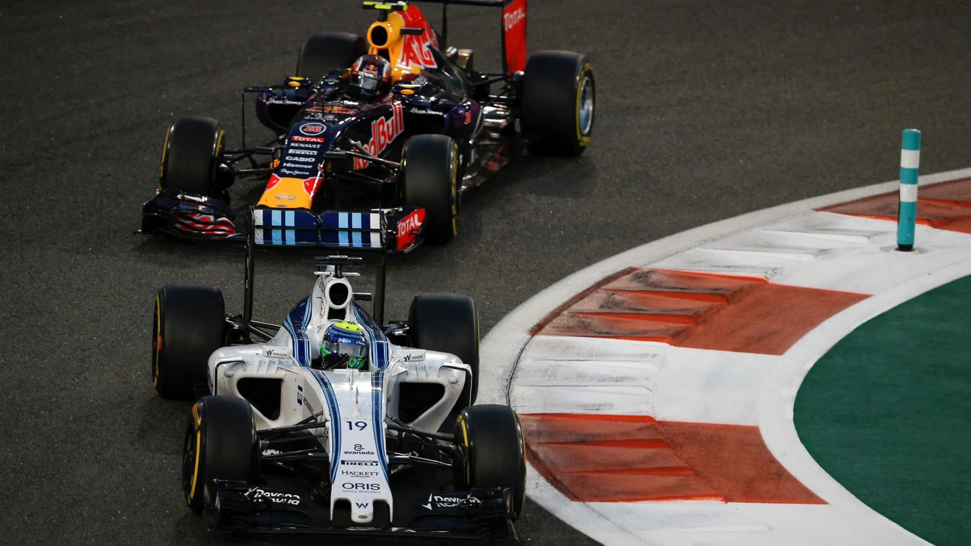 Felipe Massa (BRA) Williams FW37 at Formula One World Championship, Rd19, Abu Dhabi Grand Prix,