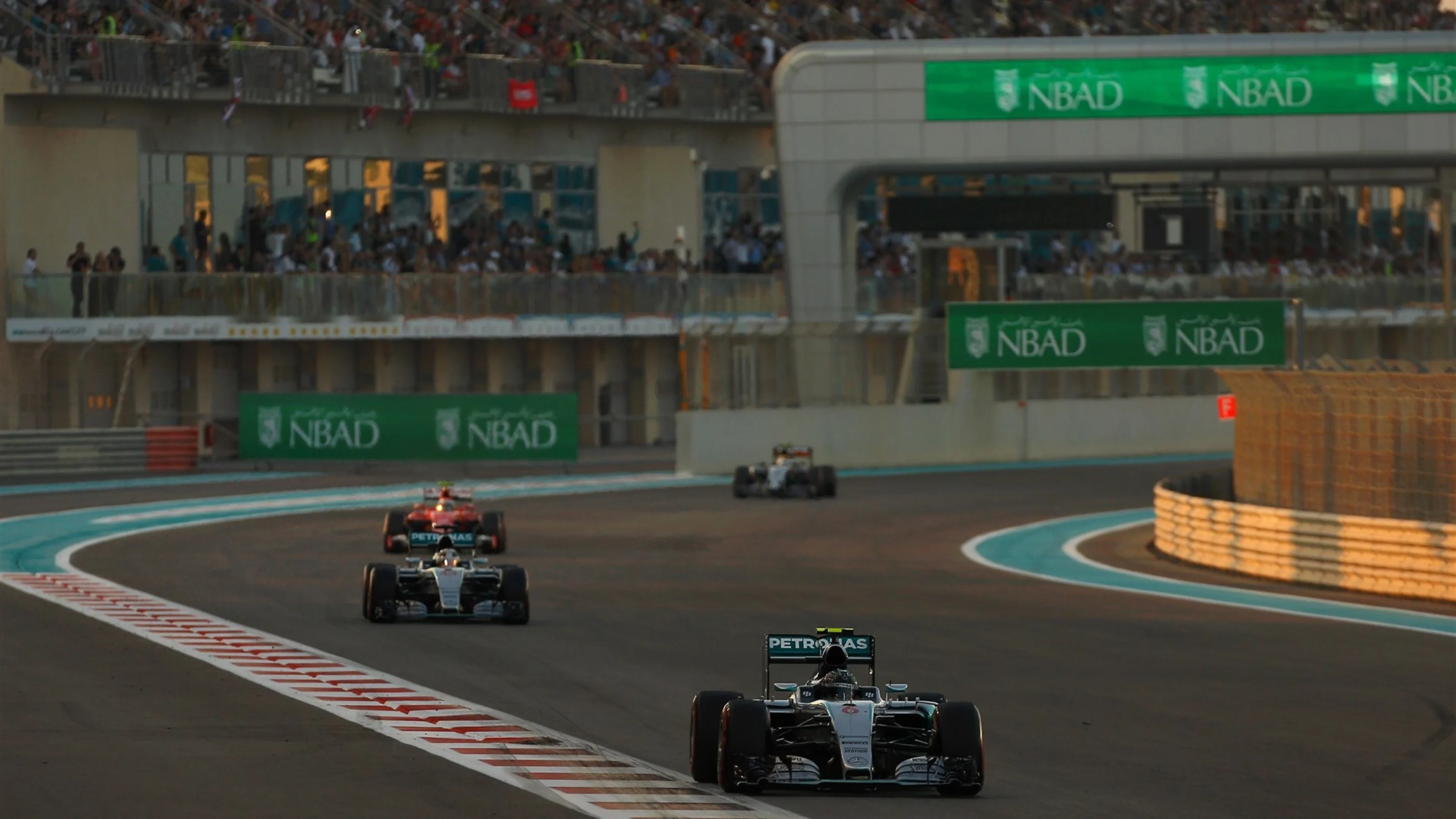 Nico Rosberg (GER) Mercedes AMG F1 W06 at Formula One World Championship, Rd19, Abu Dhabi Grand