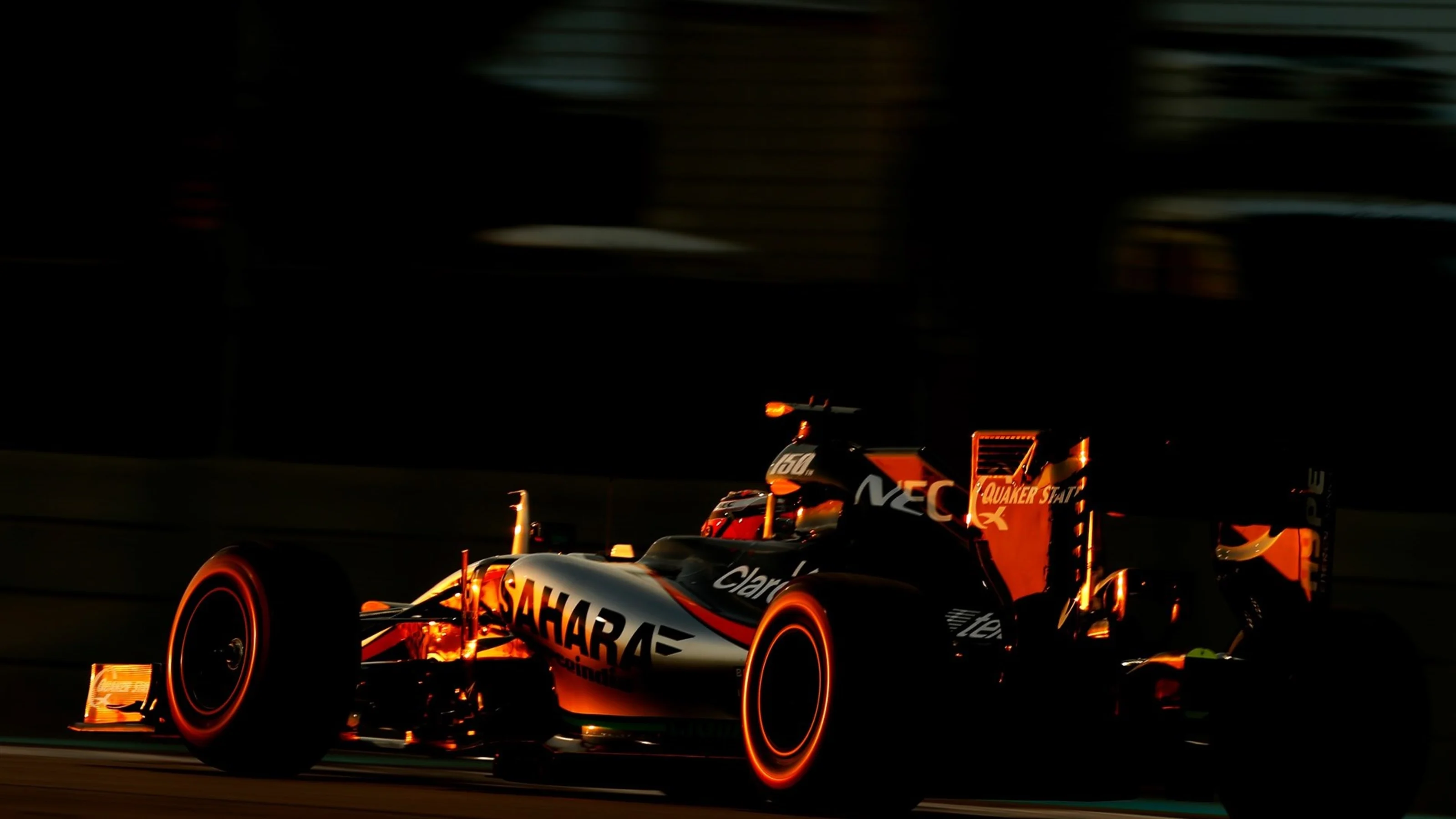 Nico Hulkenberg (GER) Force India VJM08 at Formula One World Championship, Rd19, Abu Dhabi Grand
