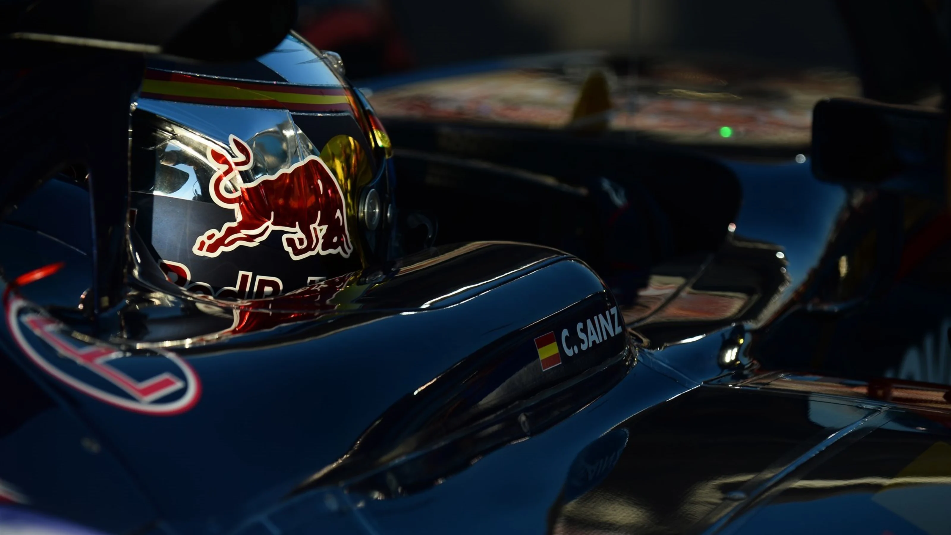 Carlos Sainz jr (ESP) Scuderia Toro Rosso STR10 on the grid at Formula One World Championship,