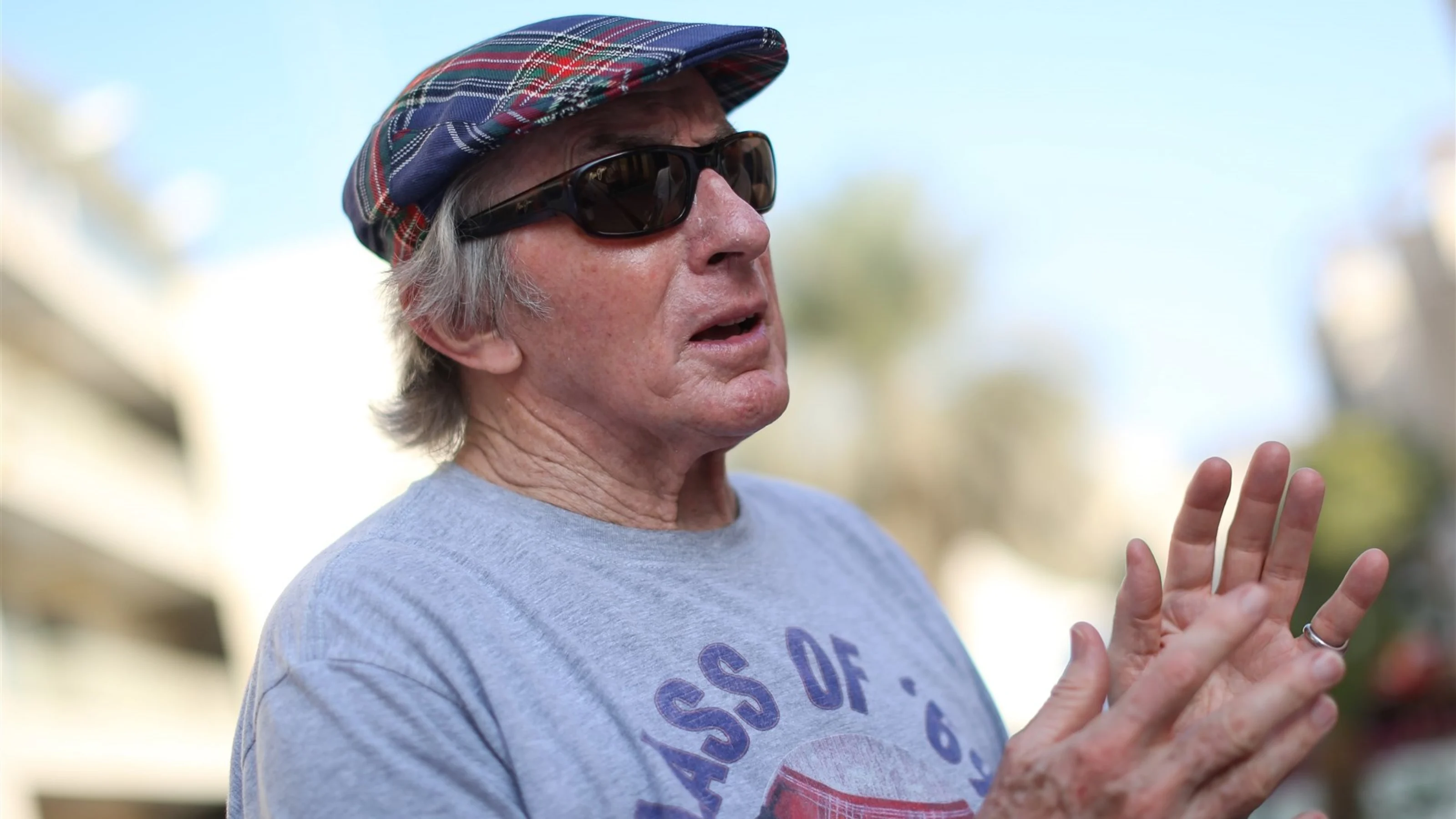 Jackie Stewart (GBR) at Formula One World Championship, Rd19, Abu Dhabi Grand Prix, Preparations,