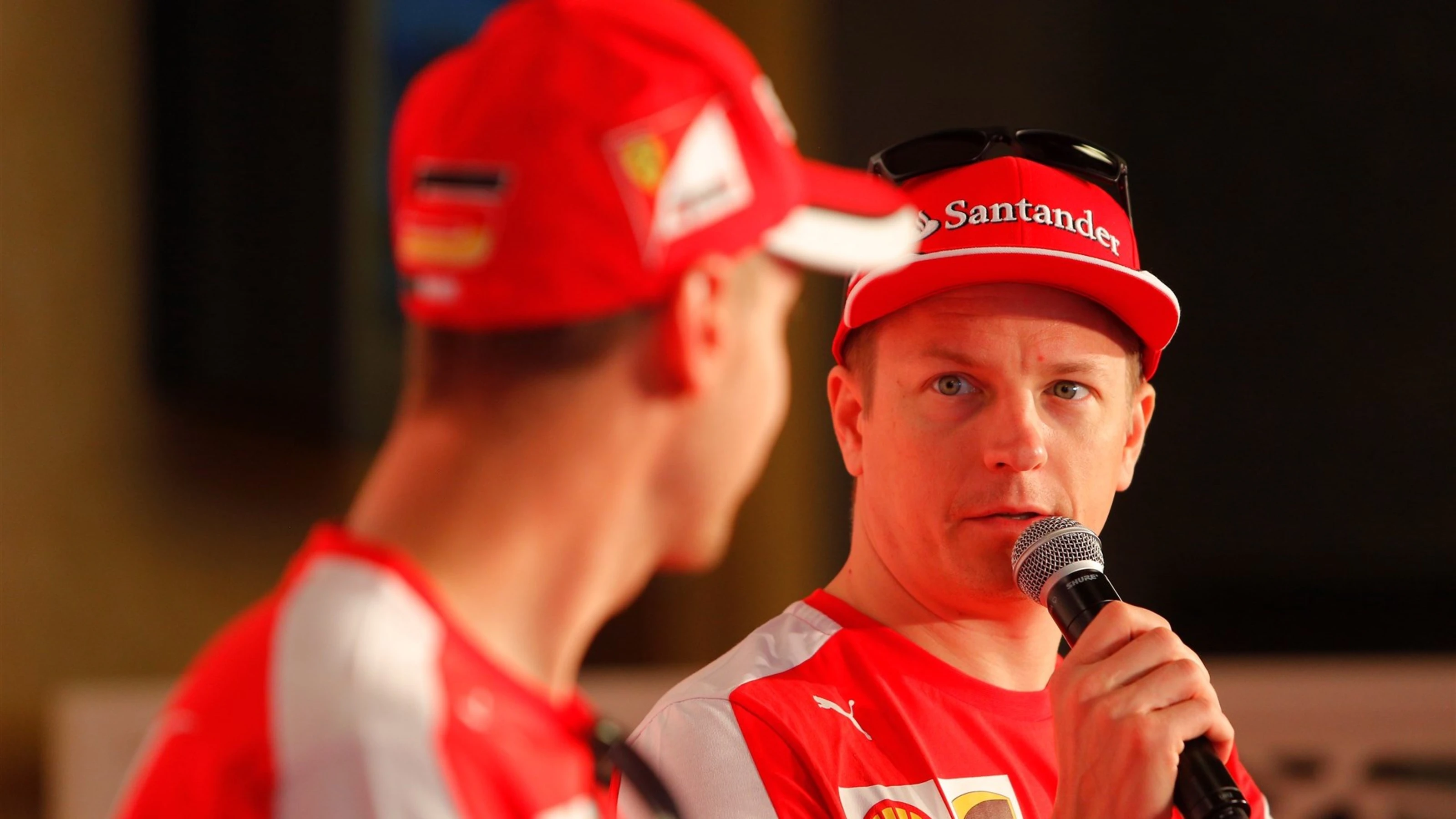 Kimi Raikkonen (FIN) Ferrari at a Santander event at Formula One World Championship, Rd19, Abu