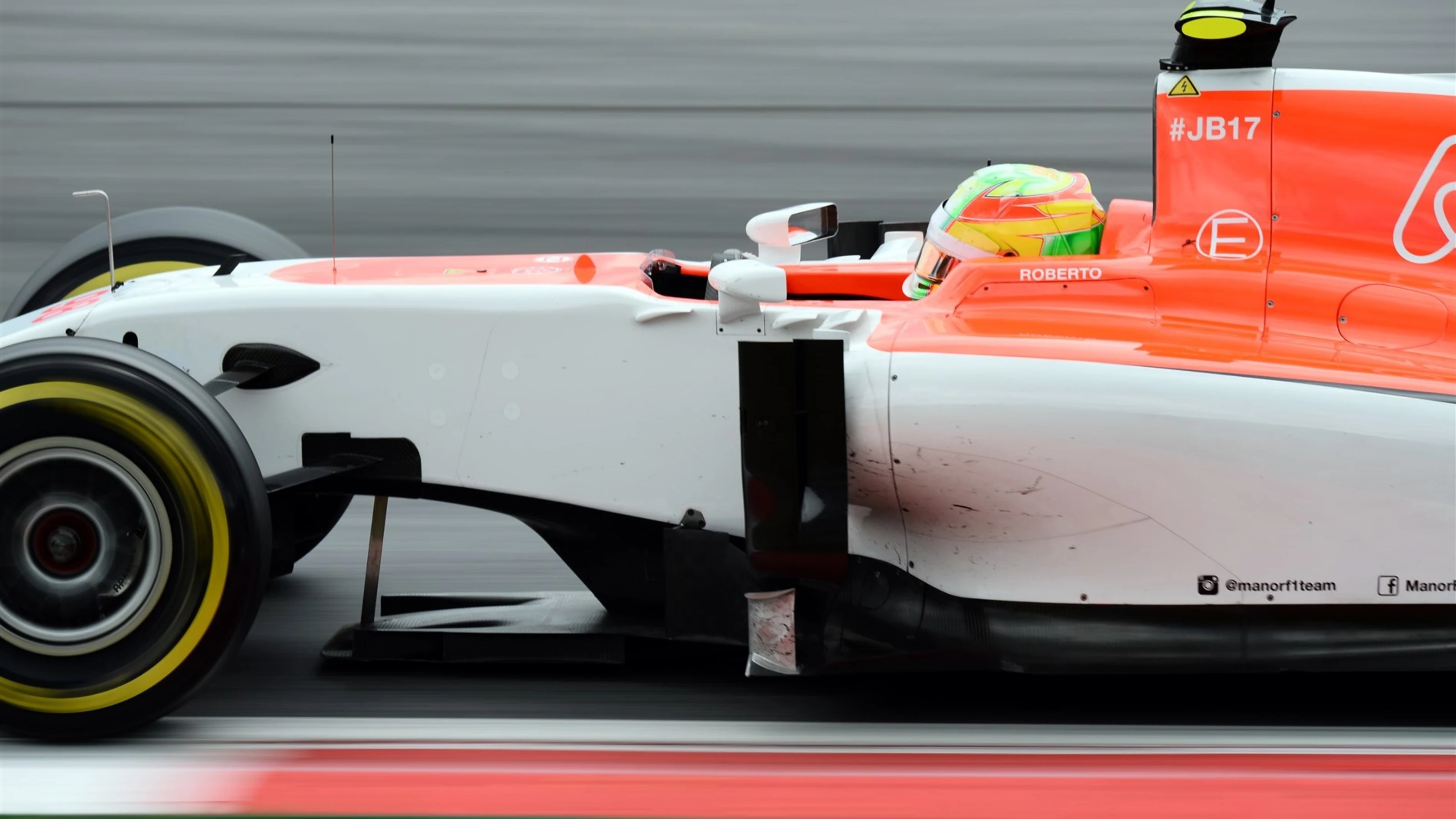 Roberto Merhi (ESP) Manor GP at Formula One World Championship, Rd8, Austrian Grand Prix, Practice,