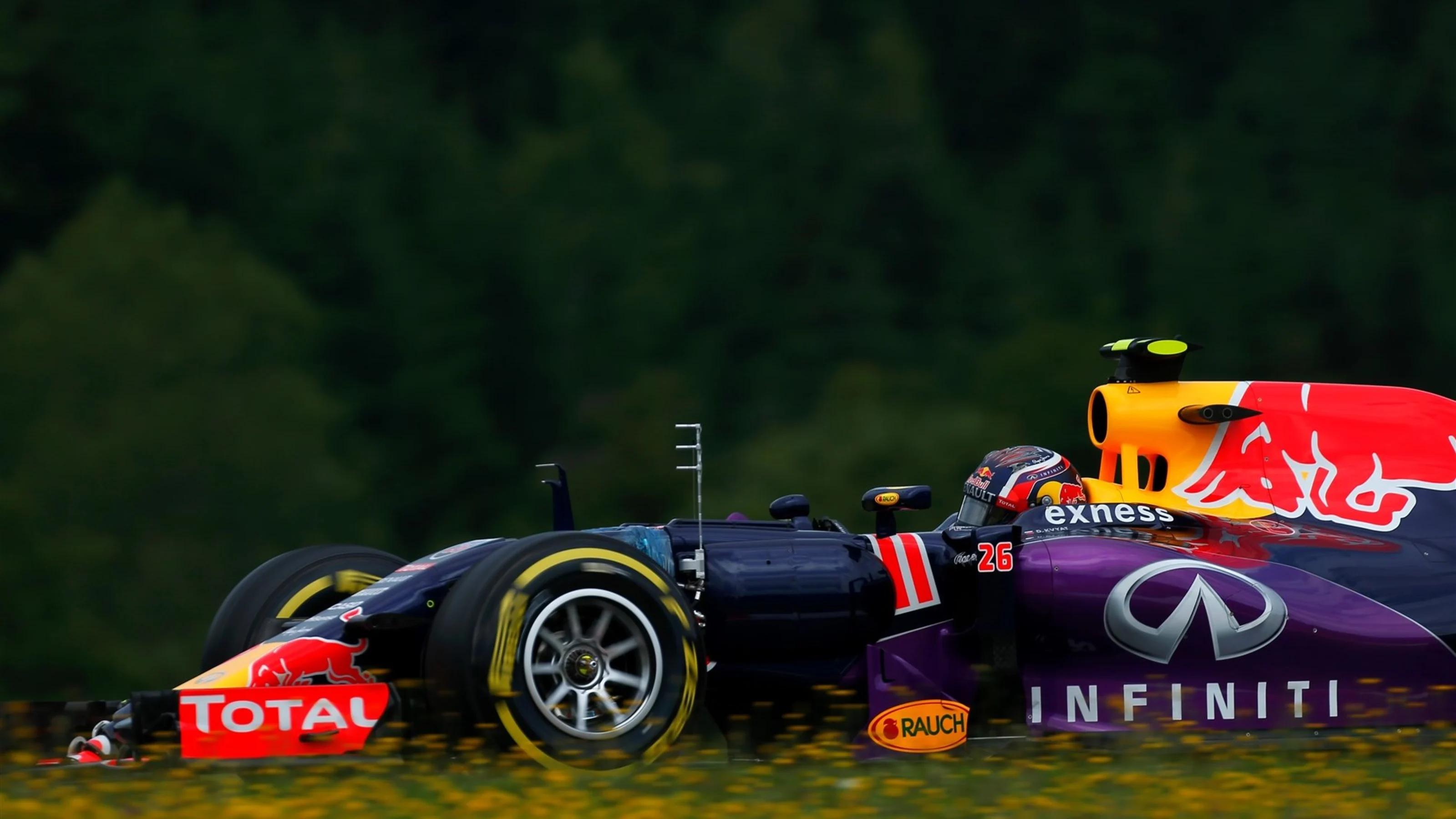 Daniil Kvyat (RUS) Red Bull Racing RB11 at Formula One World Championship, Rd8, Austrian Grand