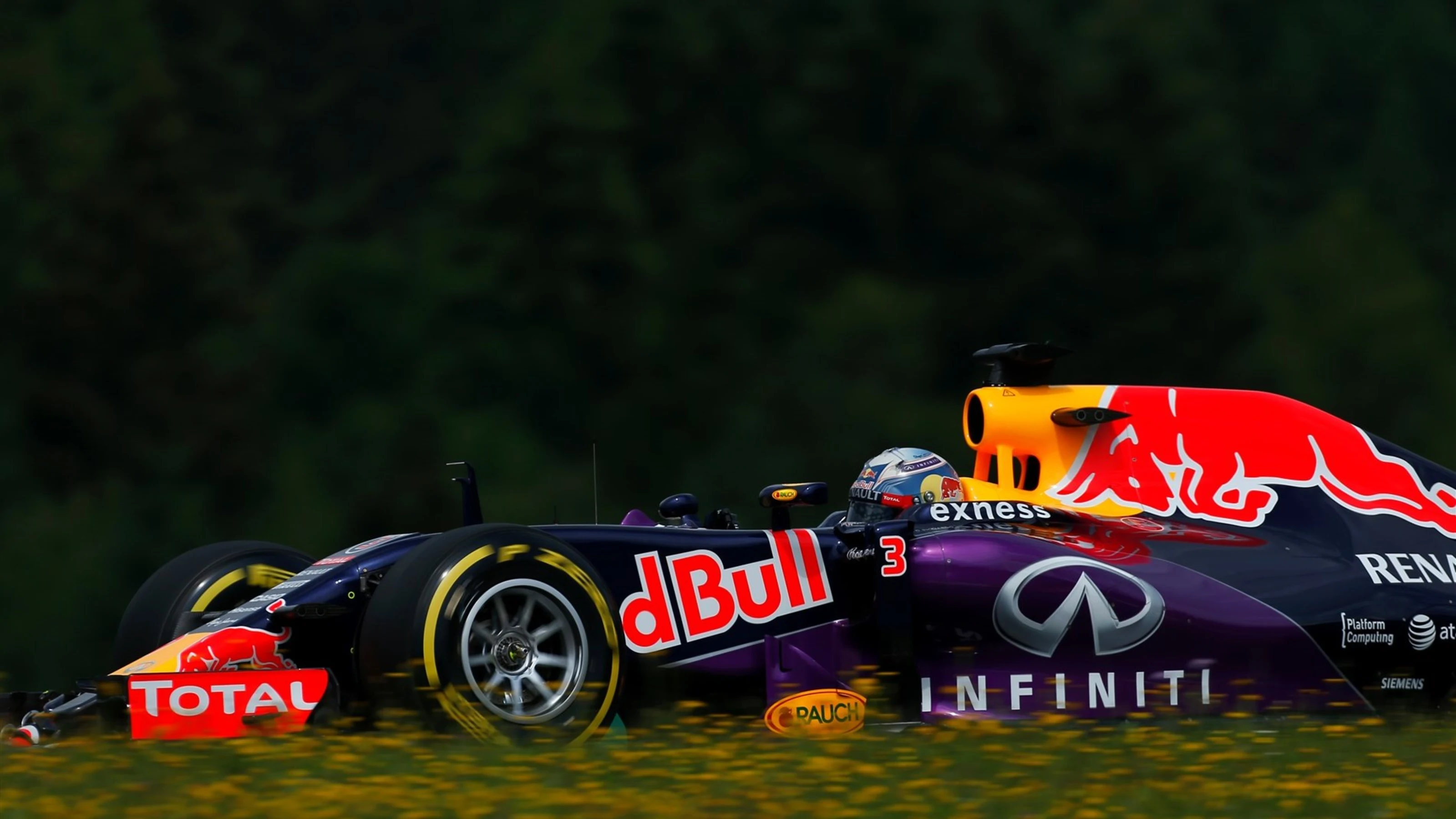 Daniel Ricciardo (AUS) Red Bull Racing RB11 at Formula One World Championship, Rd8, Austrian Grand