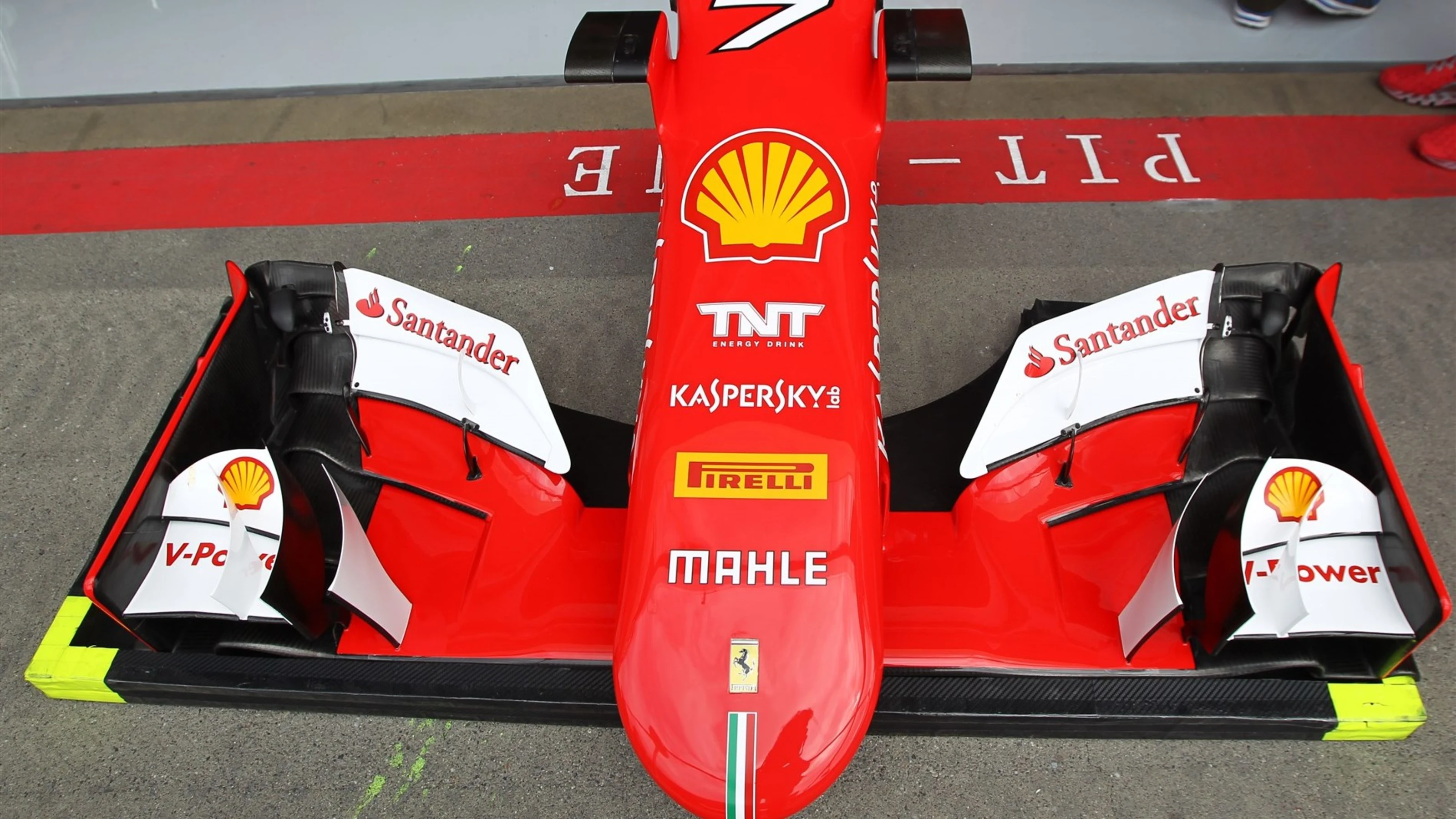 Ferrari SF15-T nose and front wing at Formula One World Championship, Rd8, Austrian Grand Prix,
