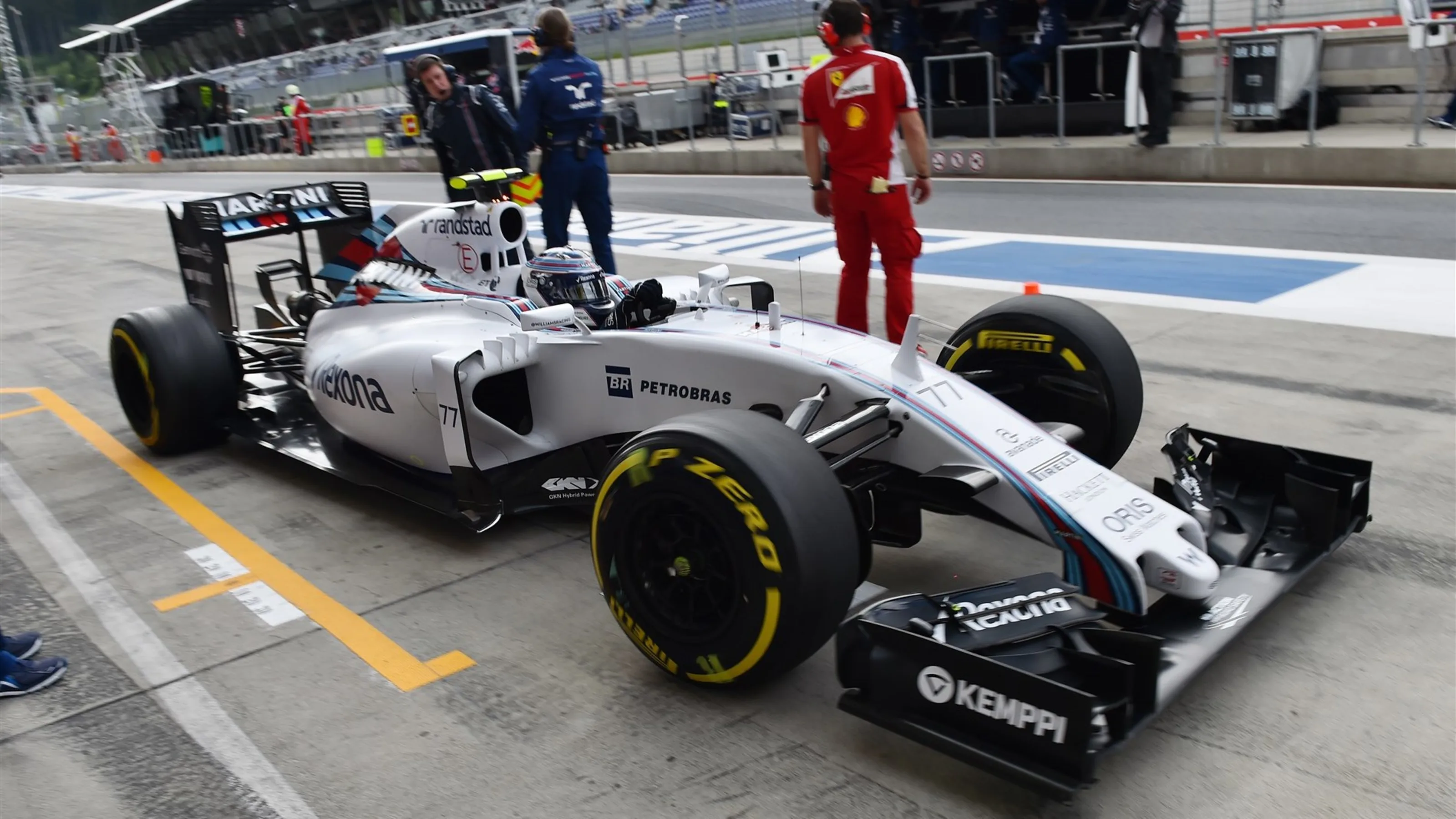 Valtteri Bottas (FIN) Williams FW37 at Formula One World Championship, Rd8, Austrian Grand Prix,