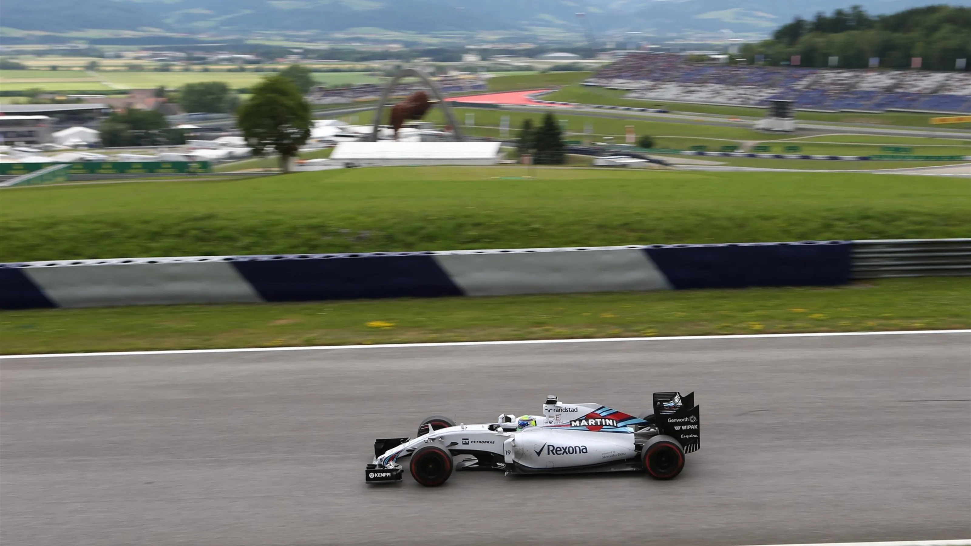 Felipe Massa (BRA) Williams FW37 at Formula One World Championship, Rd8, Austrian Grand Prix,