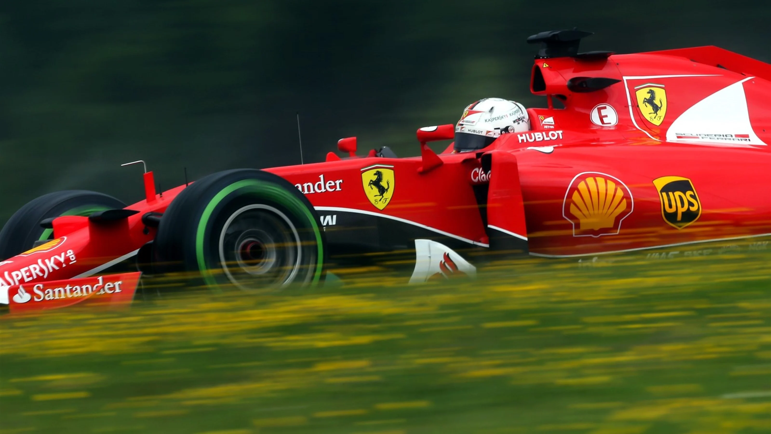 Sebastian Vettel (GER) Ferrari SF15-T at Formula One World Championship, Rd8, Austrian Grand Prix,