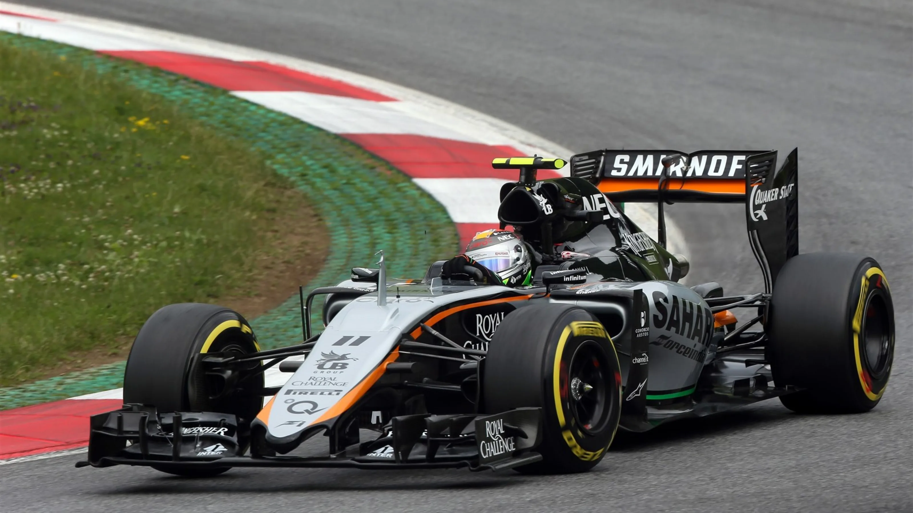 Sergio Perez (MEX) Force India VJM08 at Formula One World Championship, Rd8, Austrian Grand Prix,