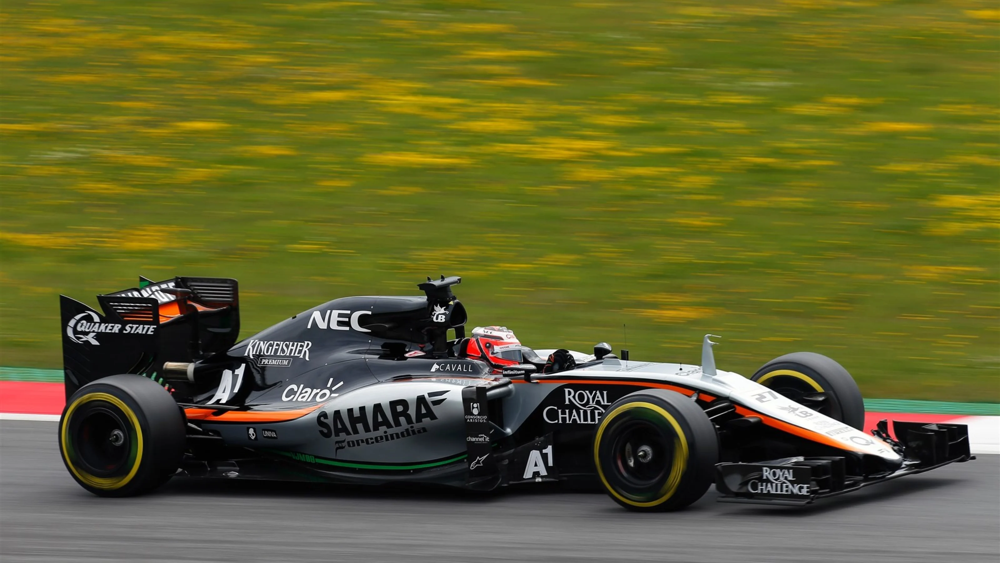 Nico Hulkenberg (GER) Force India VJM08 at Formula One World Championship, Rd8, Austrian Grand