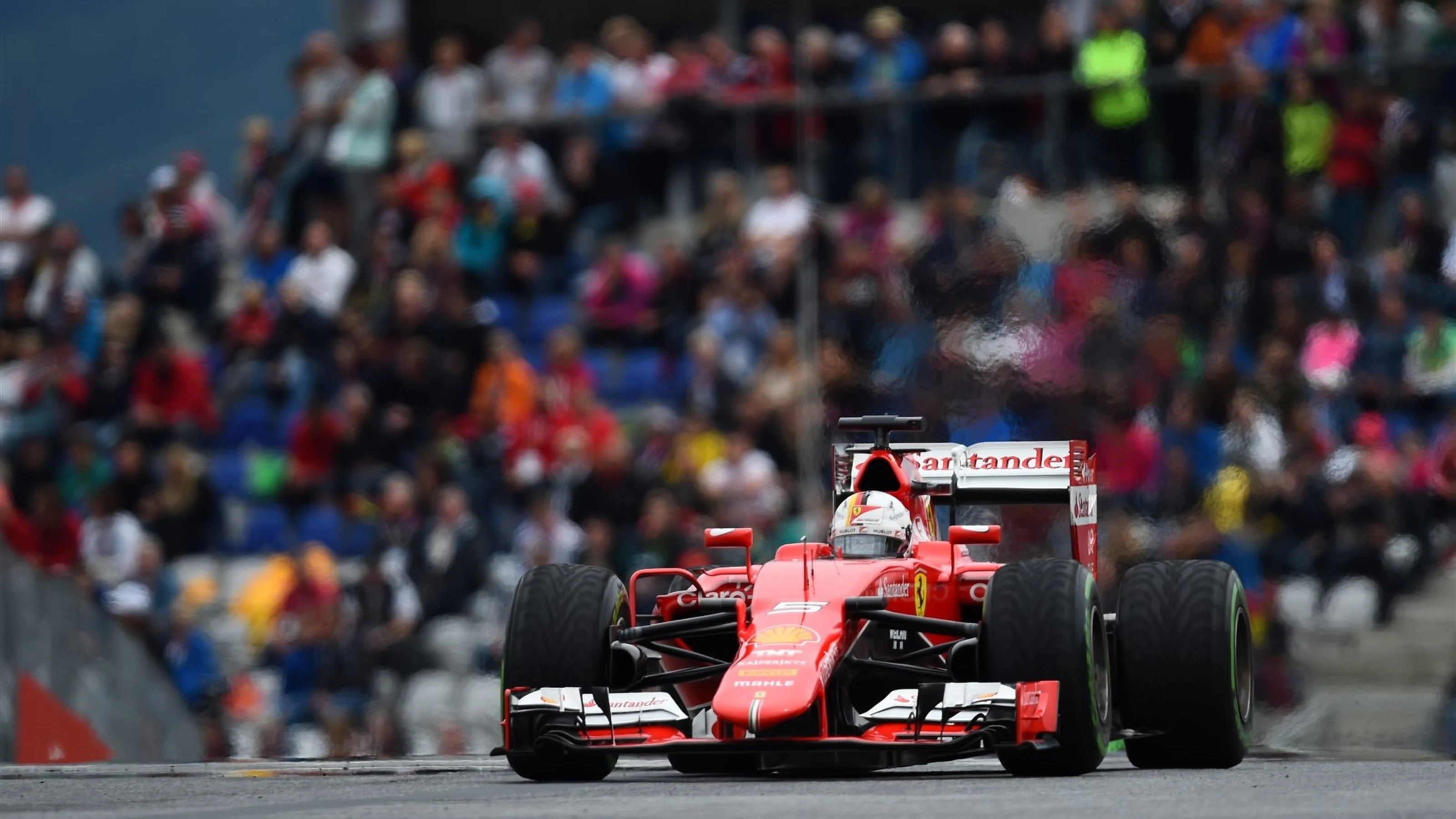 Sebastian Vettel (GER) Ferrari SF15-T at Formula One World Championship, Rd8, Austrian Grand Prix,