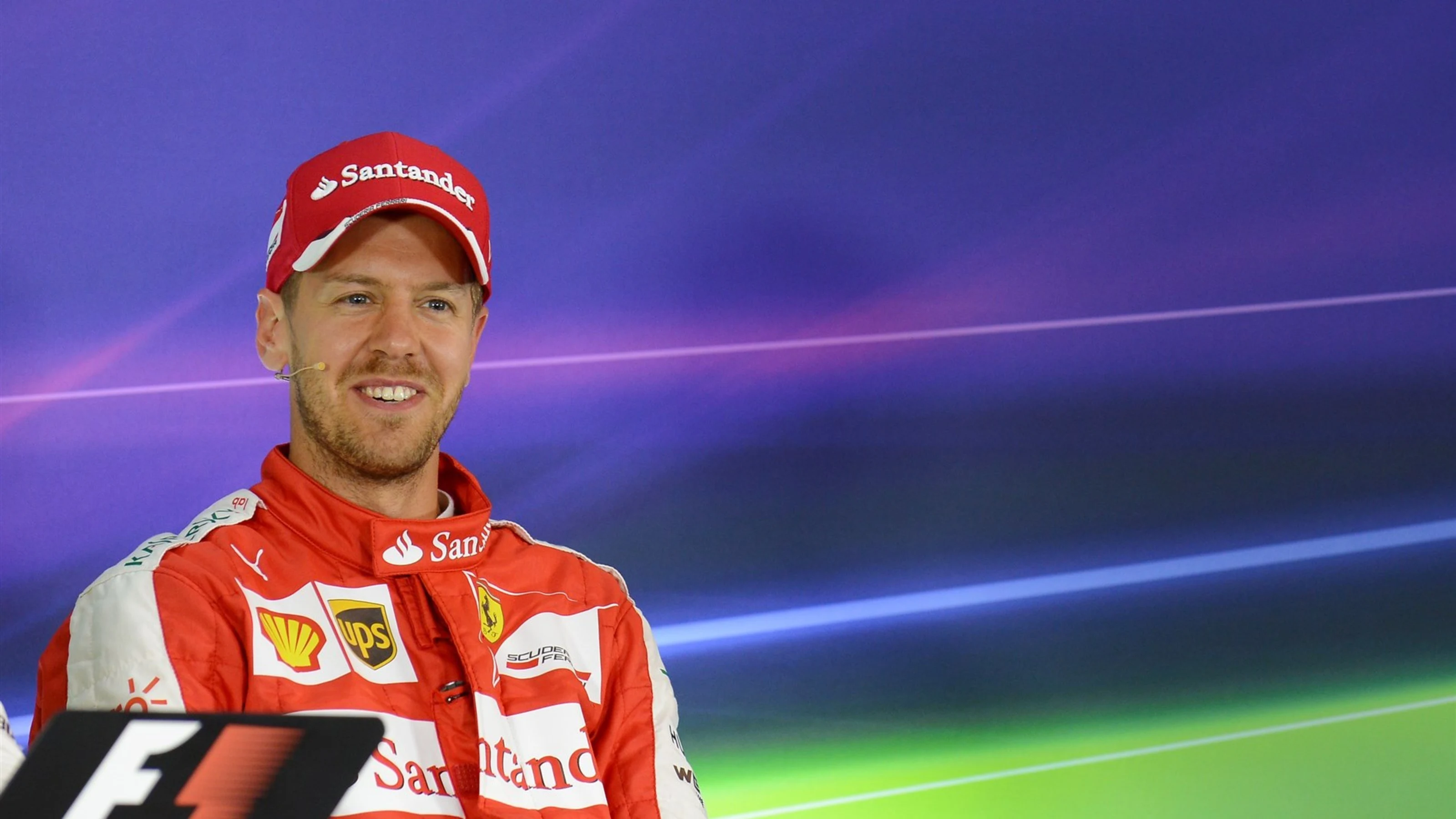 Sebastian Vettel (GER) Ferrari SF15-T during the Qualifying Press Conference at Formula One World