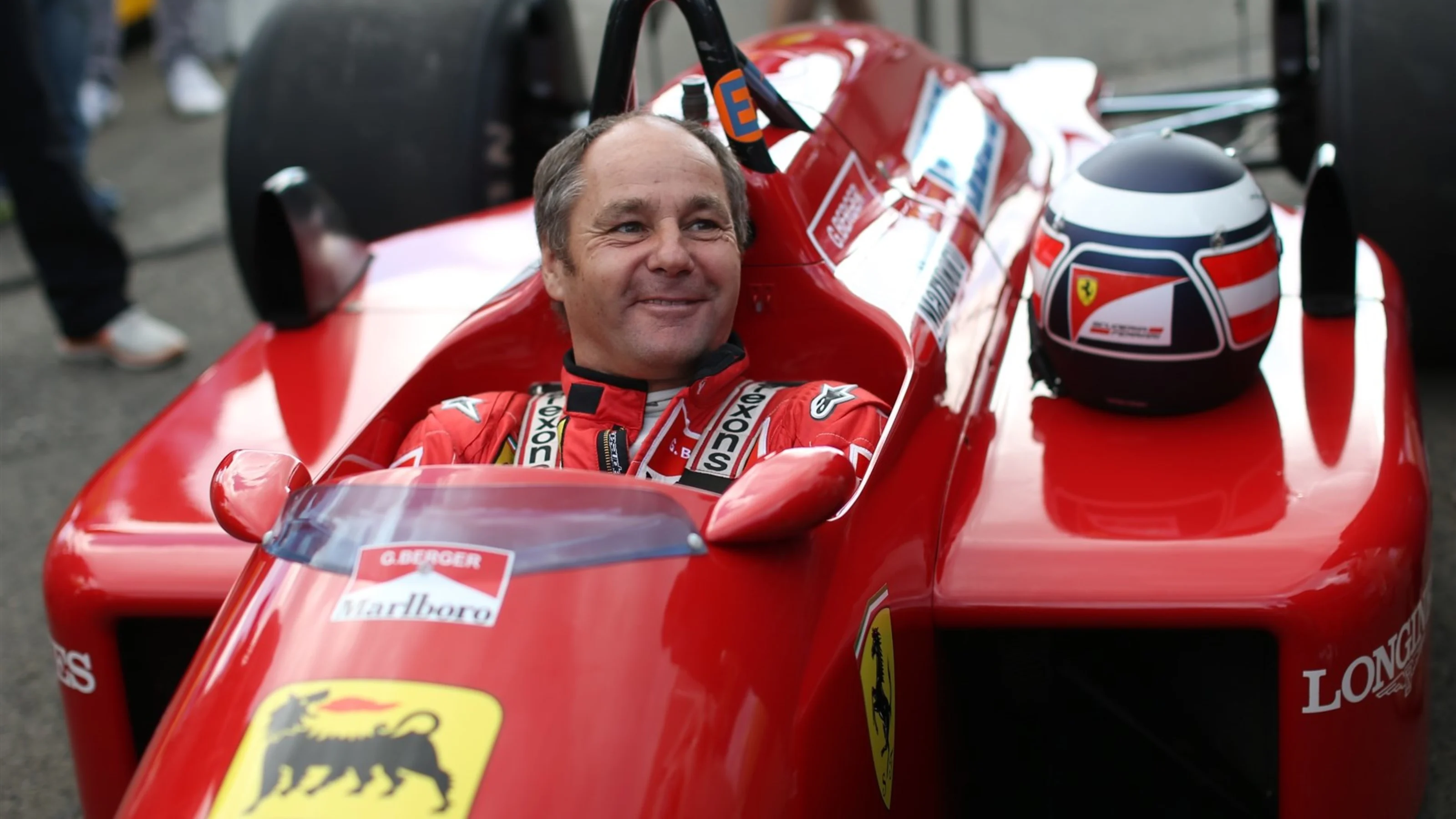 Gerhard Berger (AUT) Ferrari F1/87-88C at the Legends Parade at Formula One World Championship,