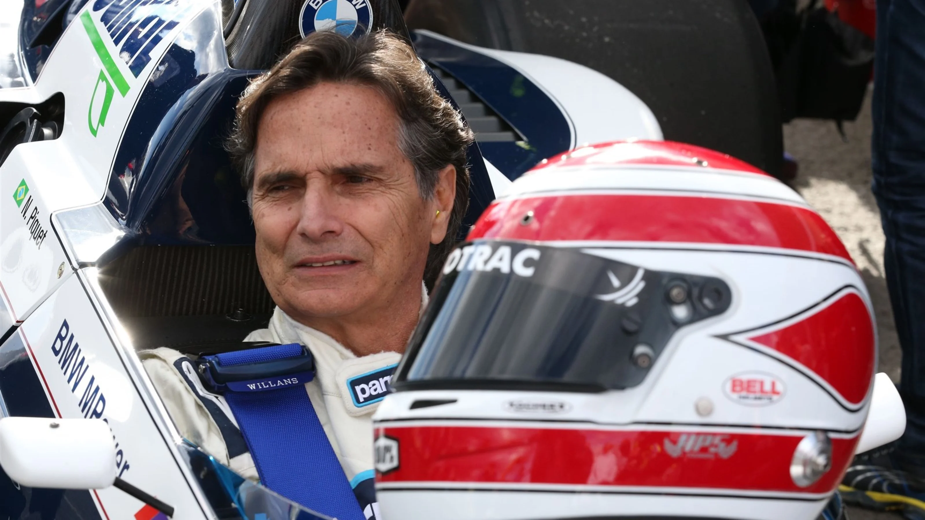 Nelson Piquet (BRA) Brabham BT52B at the Legend Parade at Formula One World Championship, Rd8,