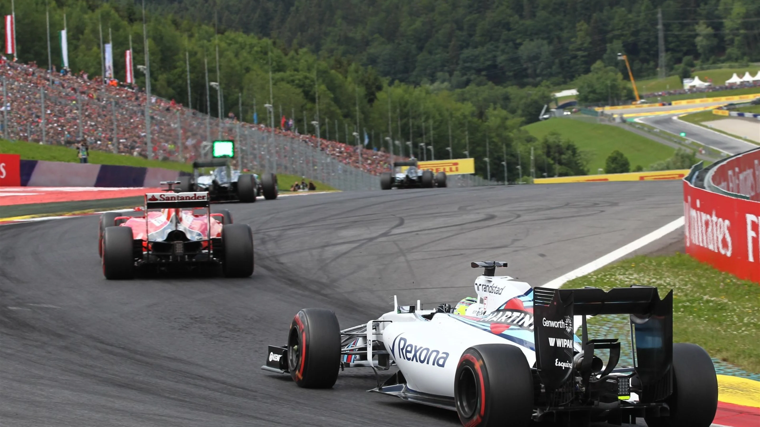Felipe Massa (BRA) Williams FW37 at Formula One World Championship, Rd8, Austrian Grand Prix, Race,