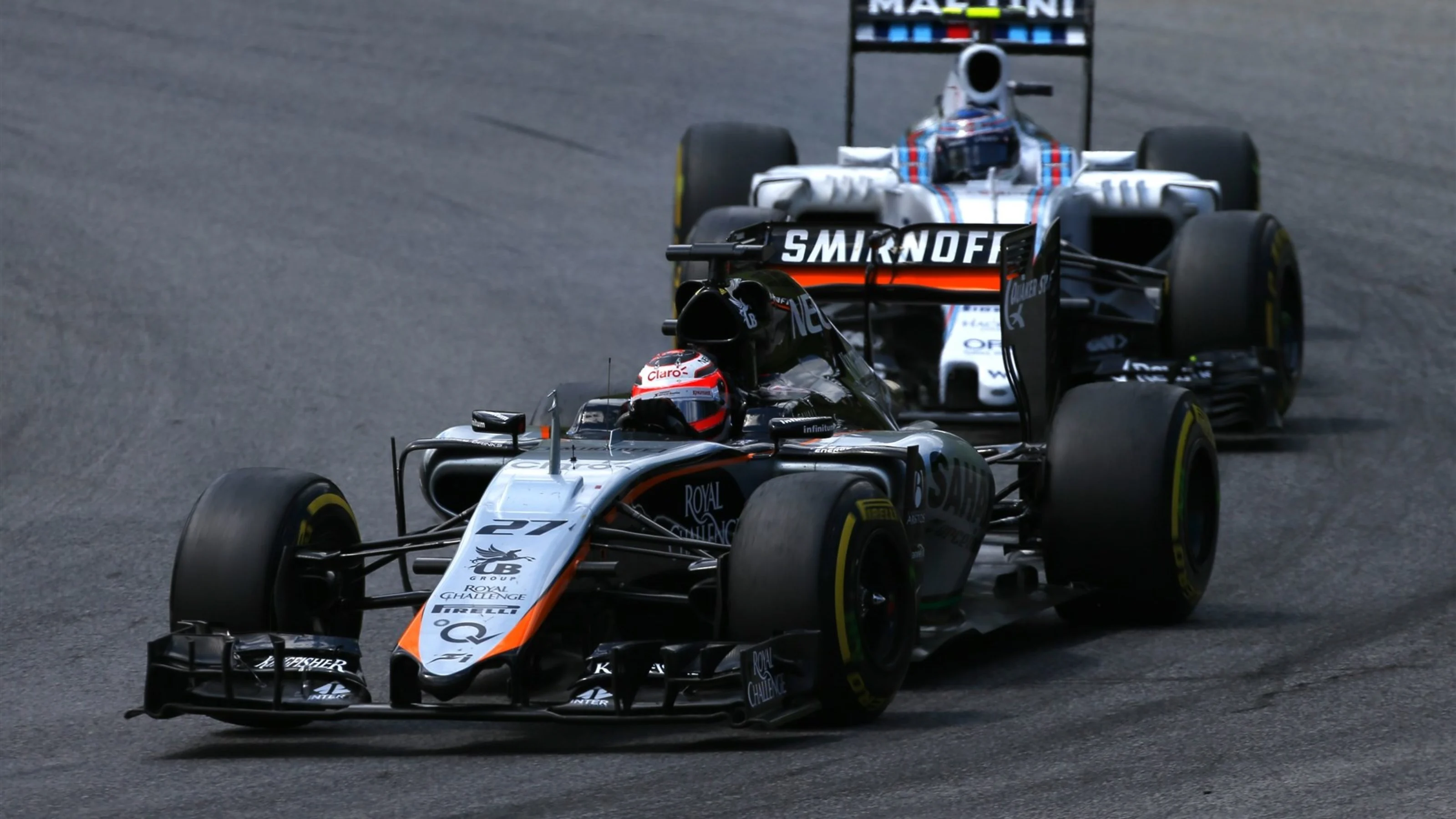 Nico Hulkenberg (GER) Force India VJM08 at Formula One World Championship, Rd8, Austrian Grand
