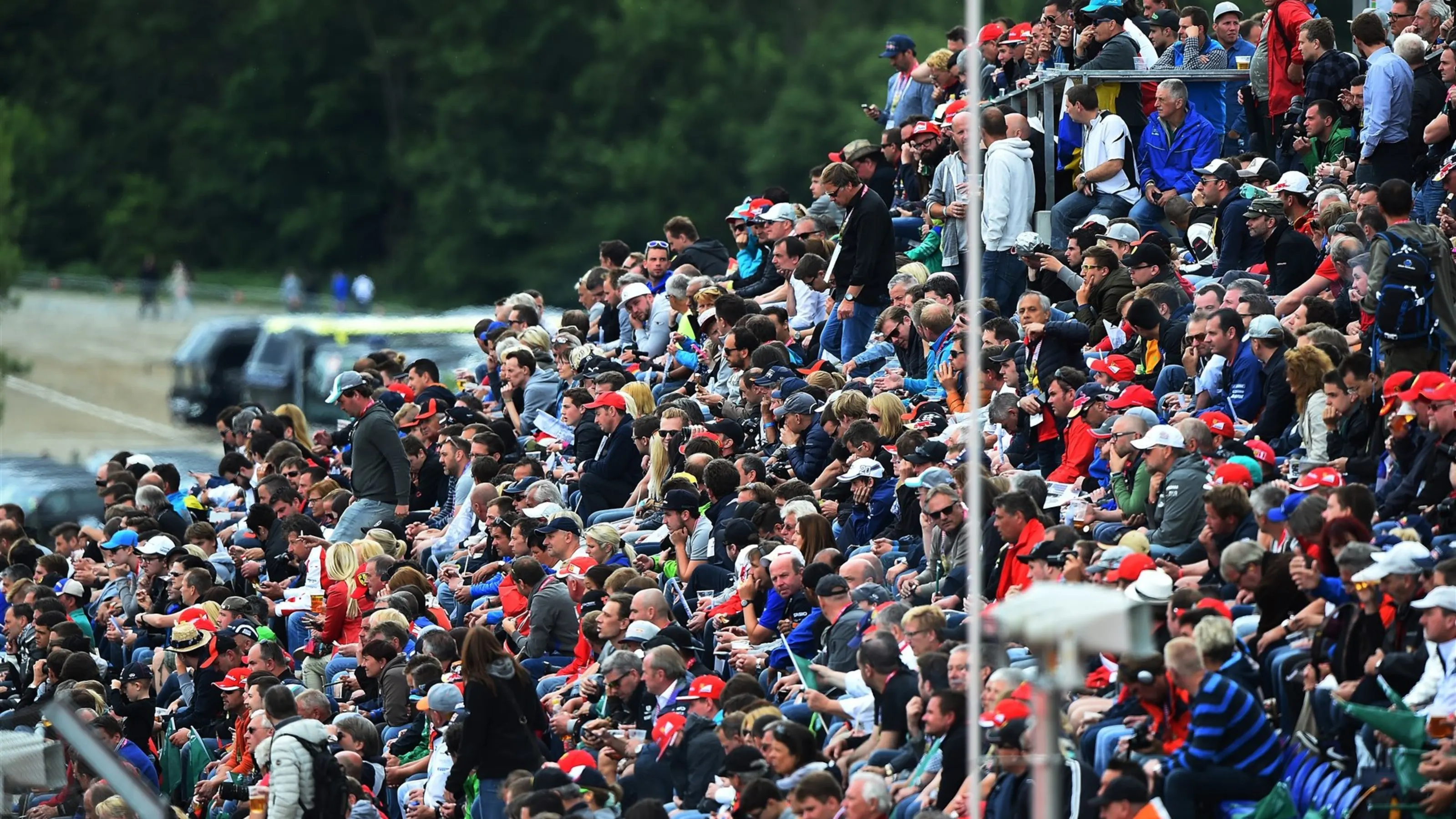 Fans at Formula One World Championship, Rd8, Austrian Grand Prix, Race, Spielberg, Austria, Sunday