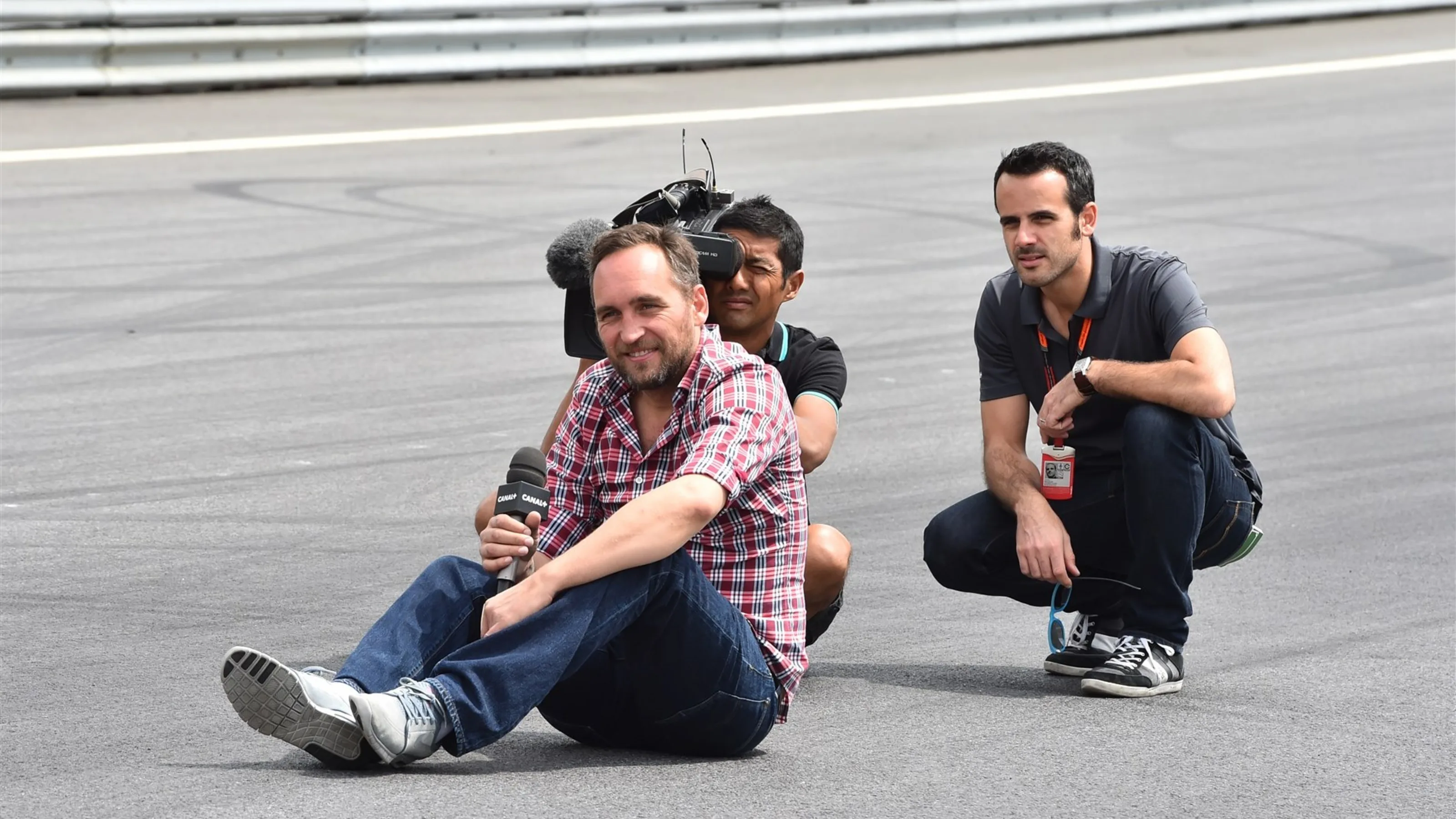 Frank Montagny (FRA) Canal+ TV F1 Channel Presenter at Formula One World Championship, Rd8,