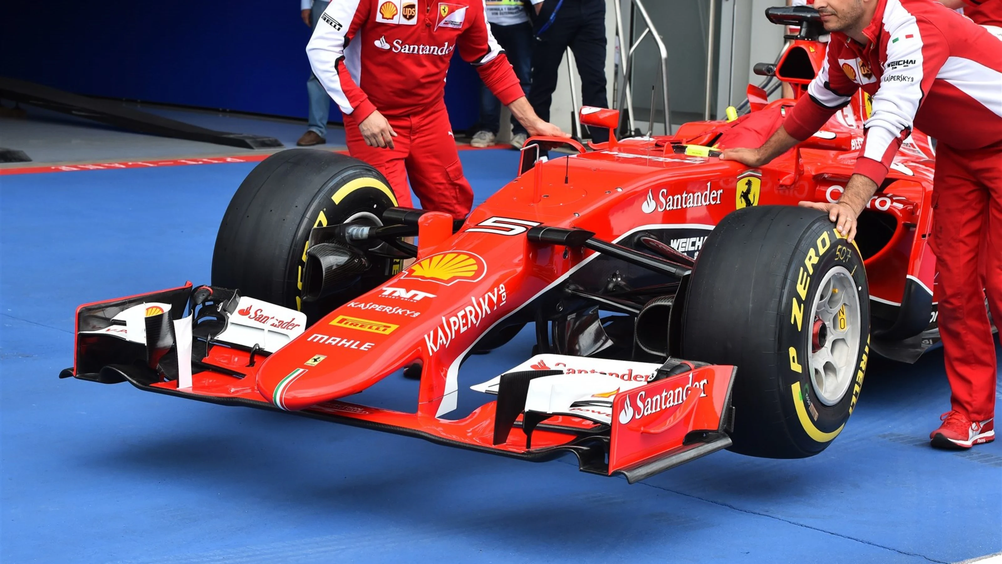 Ferrari SF15-T nose and front wing at Formula One World Championship, Rd8, Austrian Grand Prix,