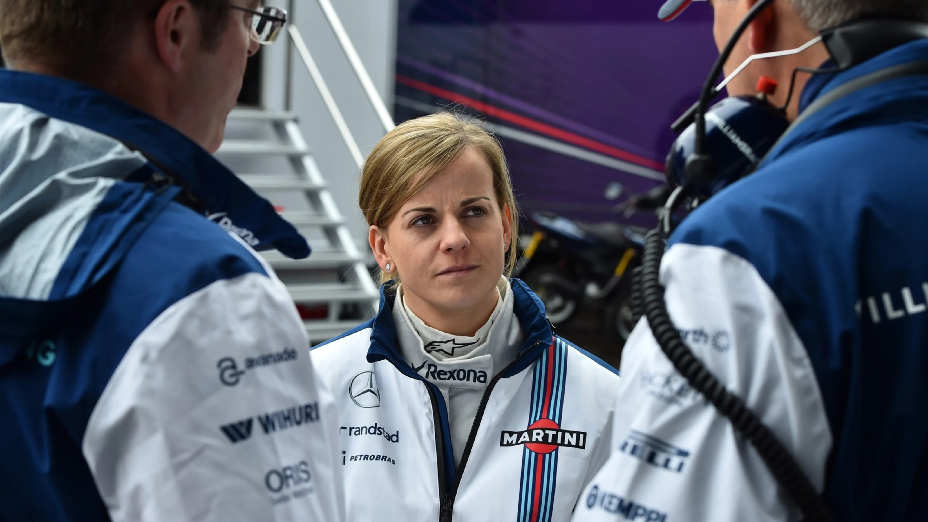 Susie Wolff (GBR) Williams Test and Development Driver at Formula One Testing, Day One, Spielberg,