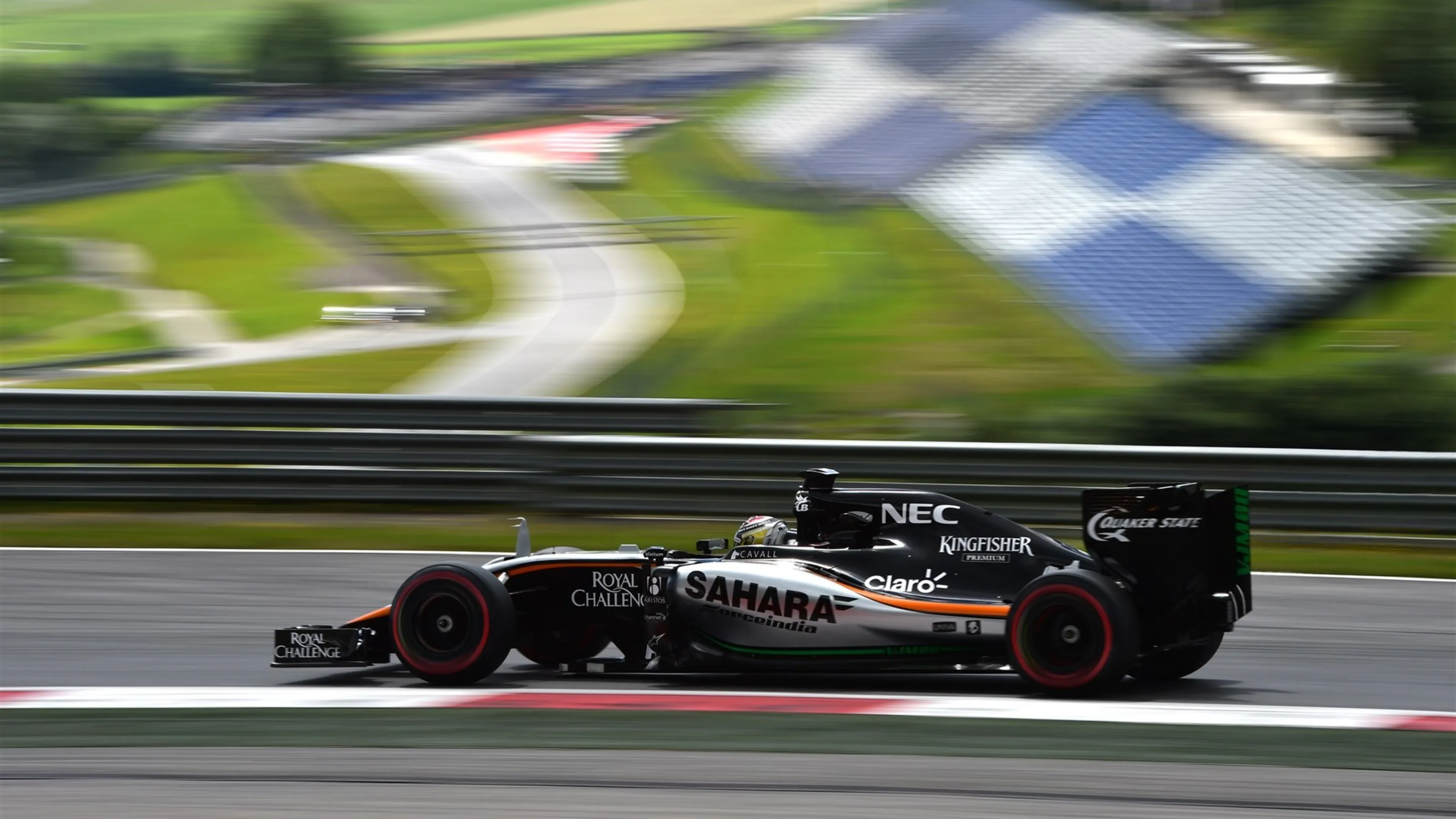 Pascal Wehrlein (GER) Force India VJM08 at Formula One Testing, Day Two, Spielberg, Austria,