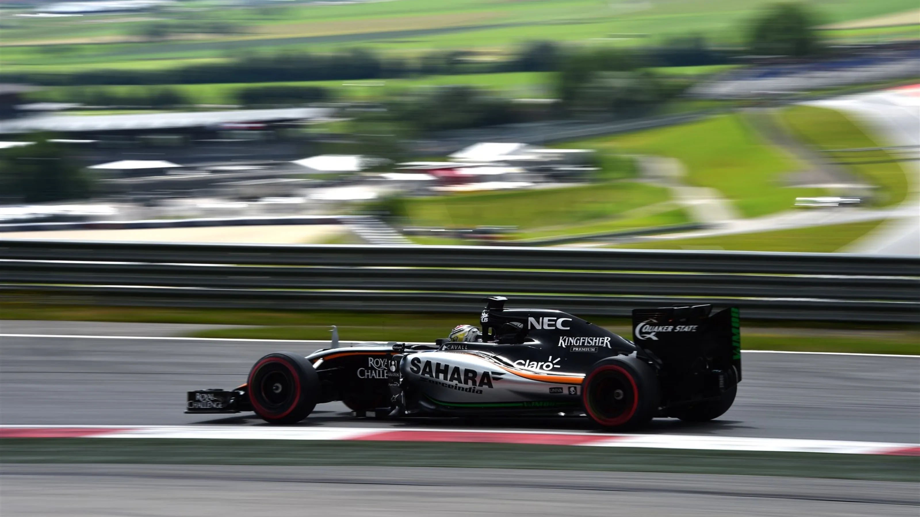 Pascal Wehrlein (GER) Force India VJM08 at Formula One Testing, Day Two, Spielberg, Austria,