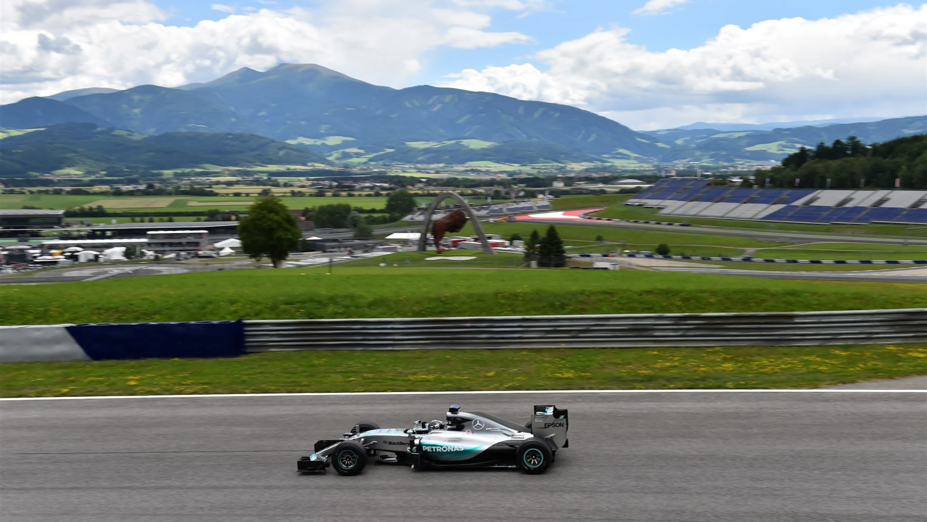 Nico Rosberg (GER) Mercedes AMG F1 W06 at Formula One Testing, Day Two, Spielberg, Austria,