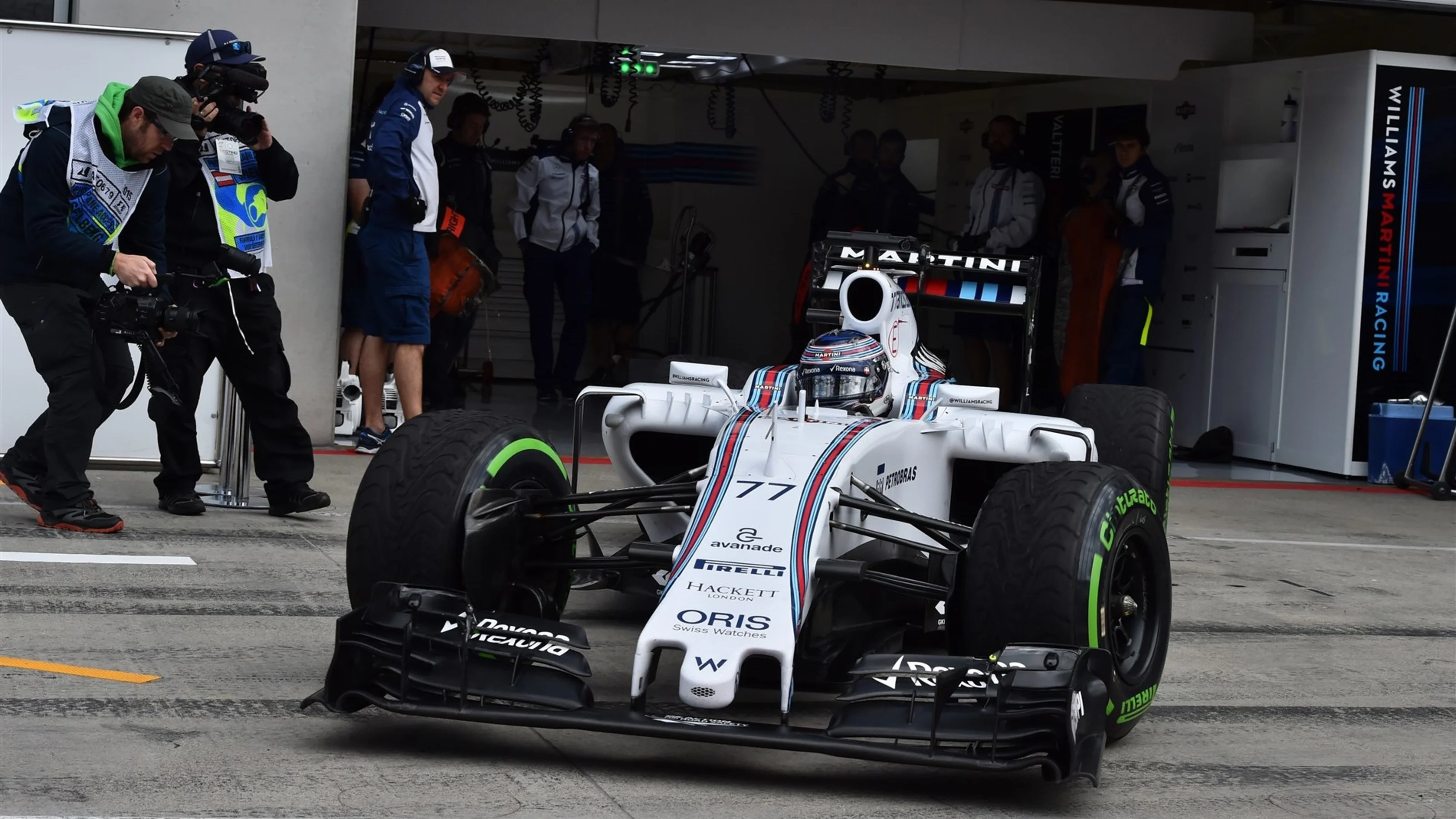Valtteri Bottas (FIN) Williams FW37 at Formula One Testing, Day Two, Spielberg, Austria, Wednesday