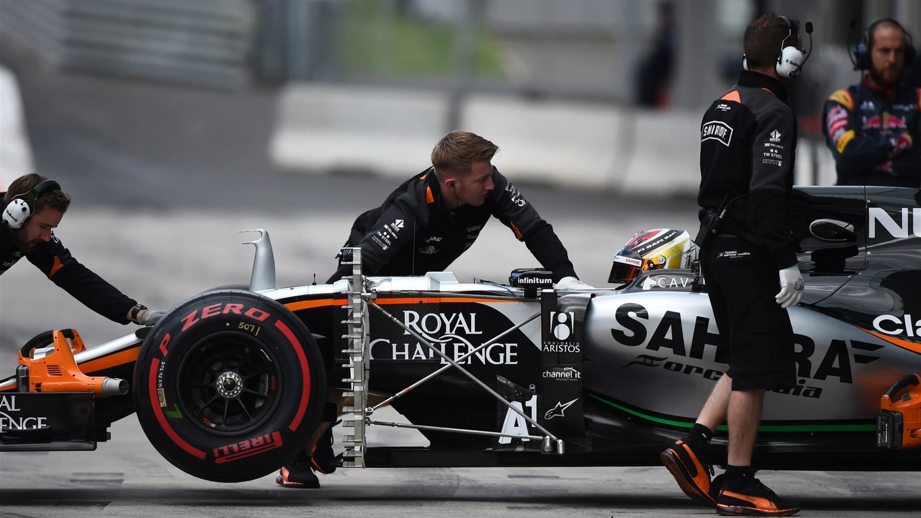 Pascal Wehrlein (GER) Force India VJM08 at Formula One Testing, Day Two, Spielberg, Austria,