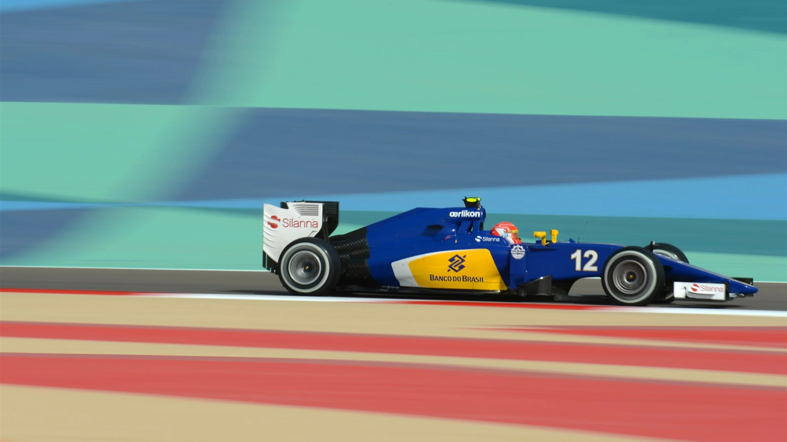 Felipe Nasr (BRA) Sauber C34 at Formula One World Championship, Rd4, Bahrain Grand Prix Practice,