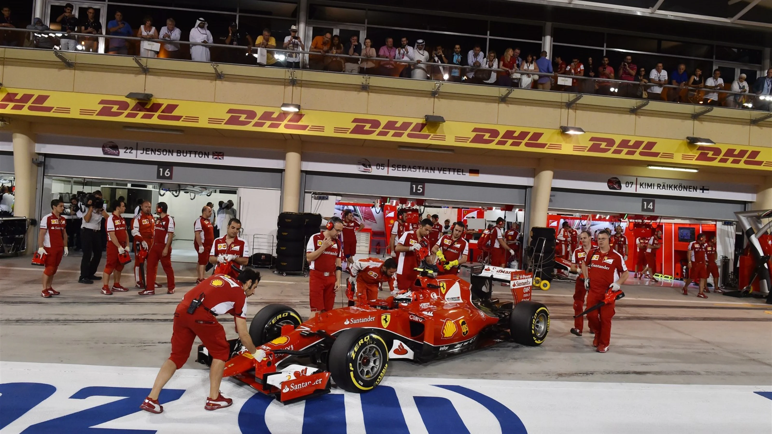 Kimi Raikkonen (FIN) Ferrari SF15-T at Formula One World Championship, Rd4, Bahrain Grand Prix