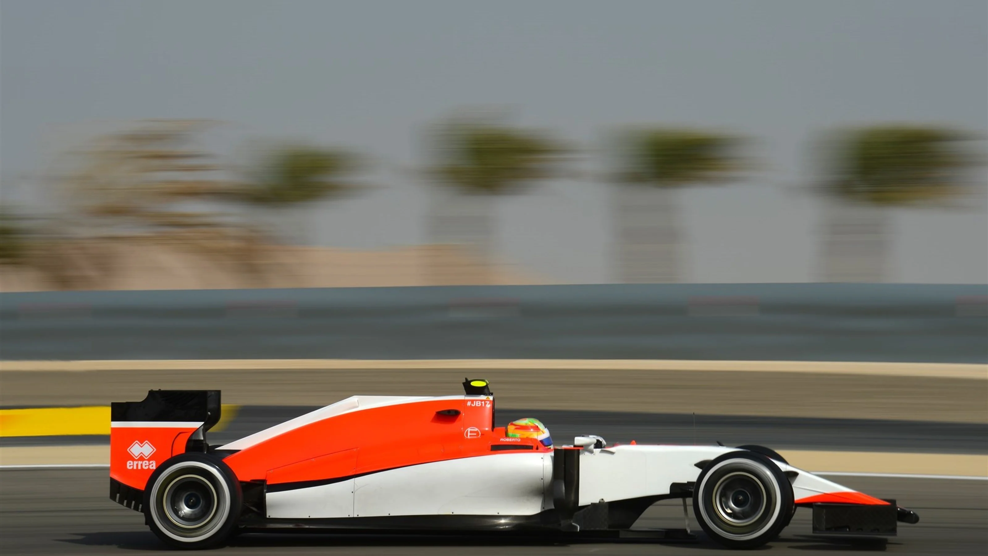 Roberto Merhi (SPA) Manor GP at Formula One World Championship, Rd4, Bahrain Grand Prix Qualifying,
