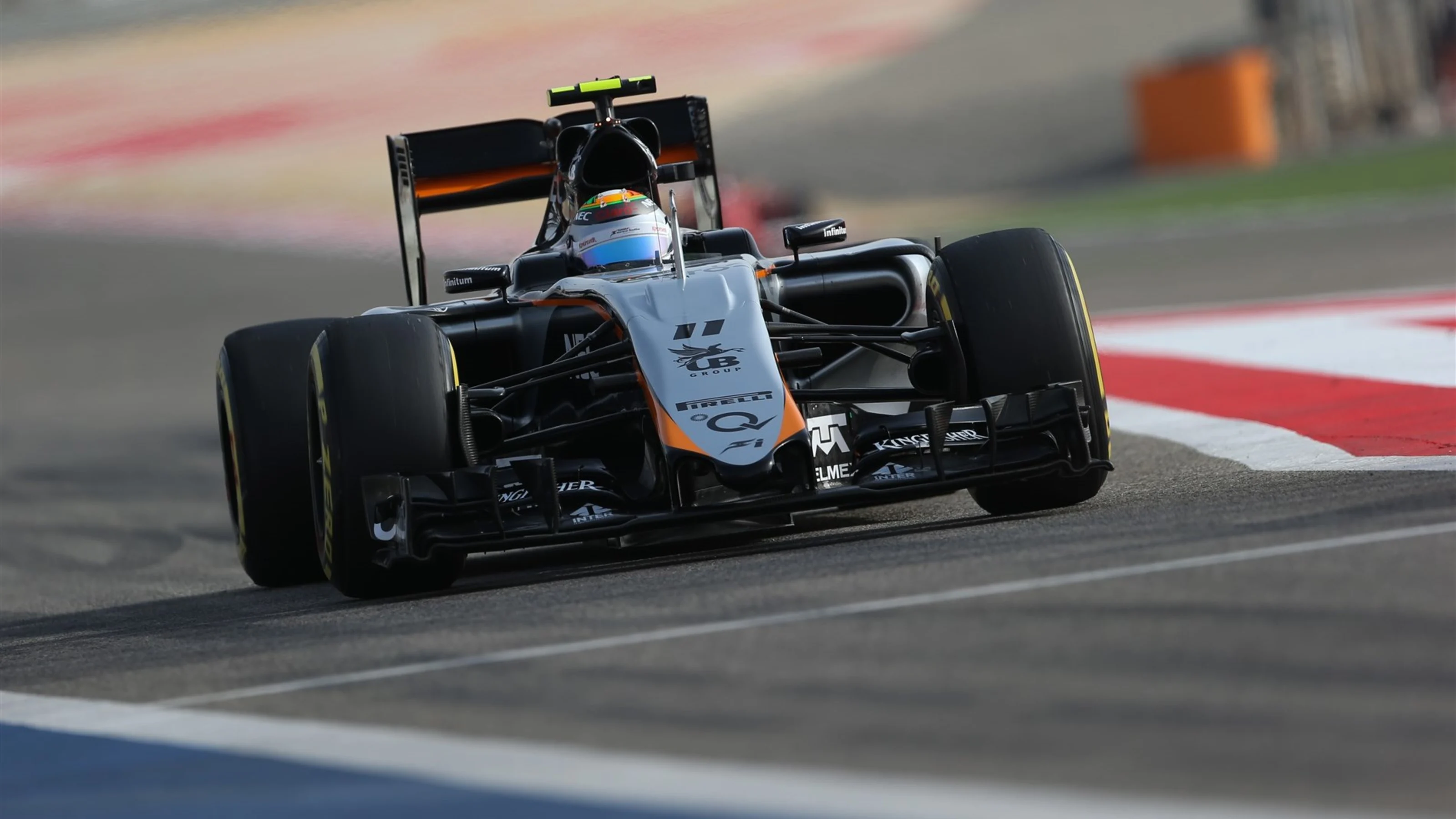 Sergio Perez (MEX) Force India VJM08 at Formula One World Championship, Rd4, Bahrain Grand Prix