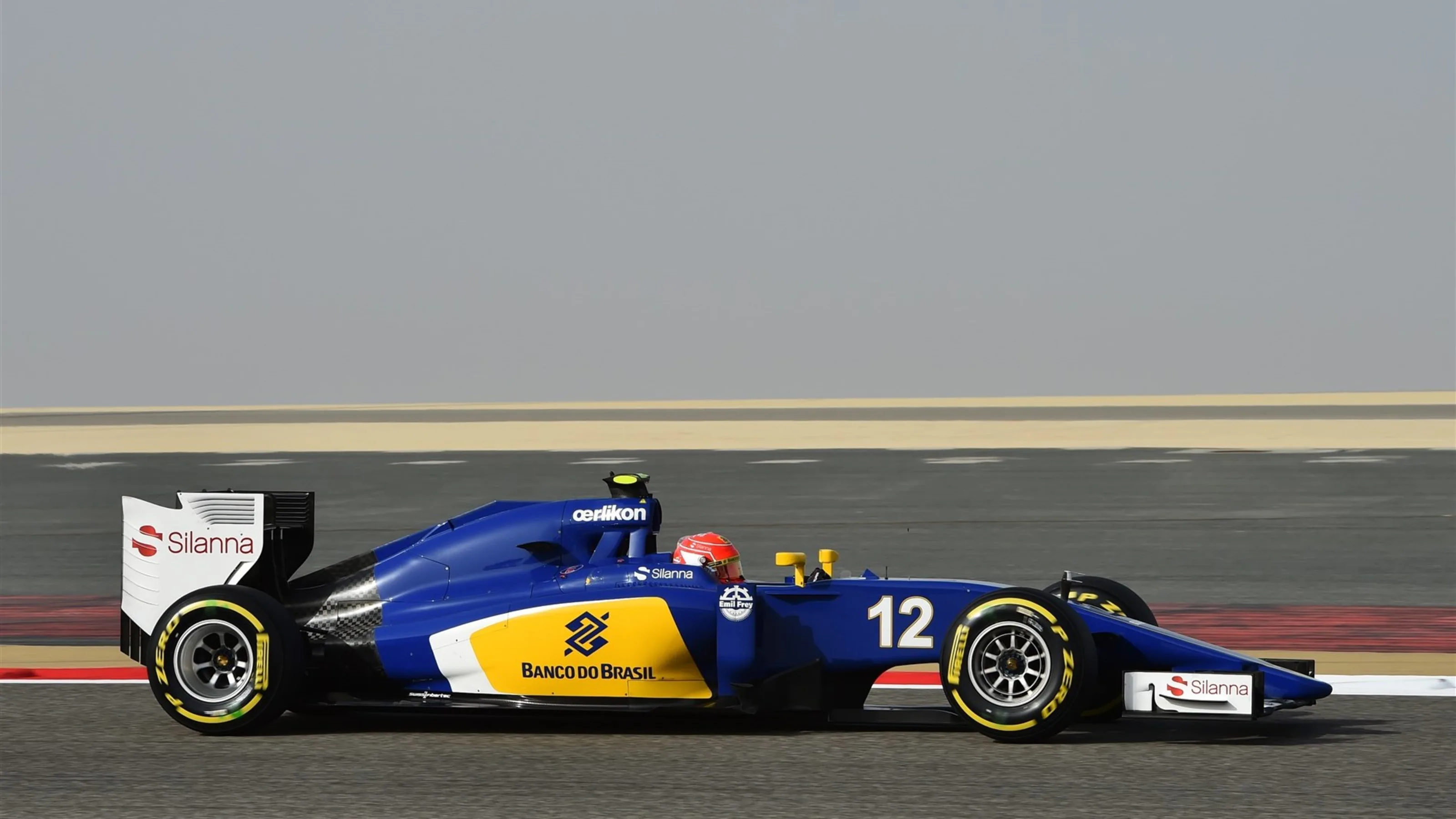 Felipe Nasr (BRA) Sauber C34 at Formula One World Championship, Rd4, Bahrain Grand Prix Qualifying,