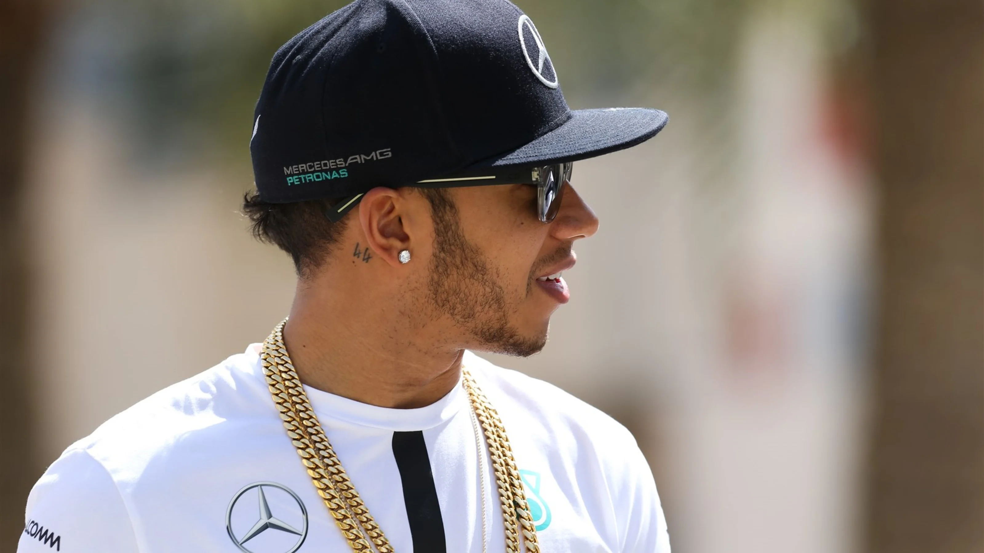Lewis Hamilton (GBR) Mercedes AMG F1 at Formula One World Championship, Rd4, Bahrain Grand Prix