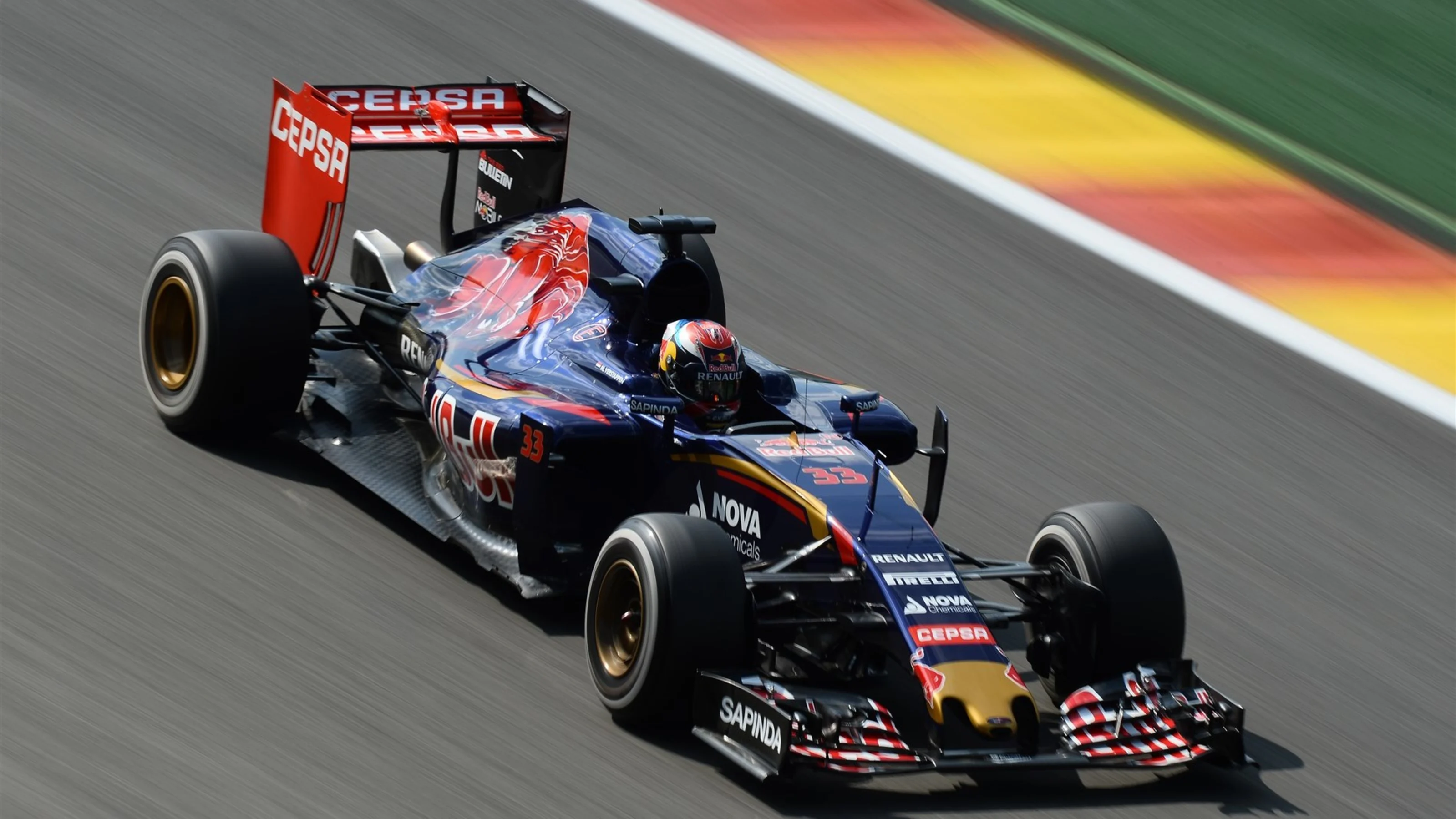 Max Verstappen (NDL) Scuderia Toro Rosso STR10 at Formula One World Championship, Rd11, Belgian