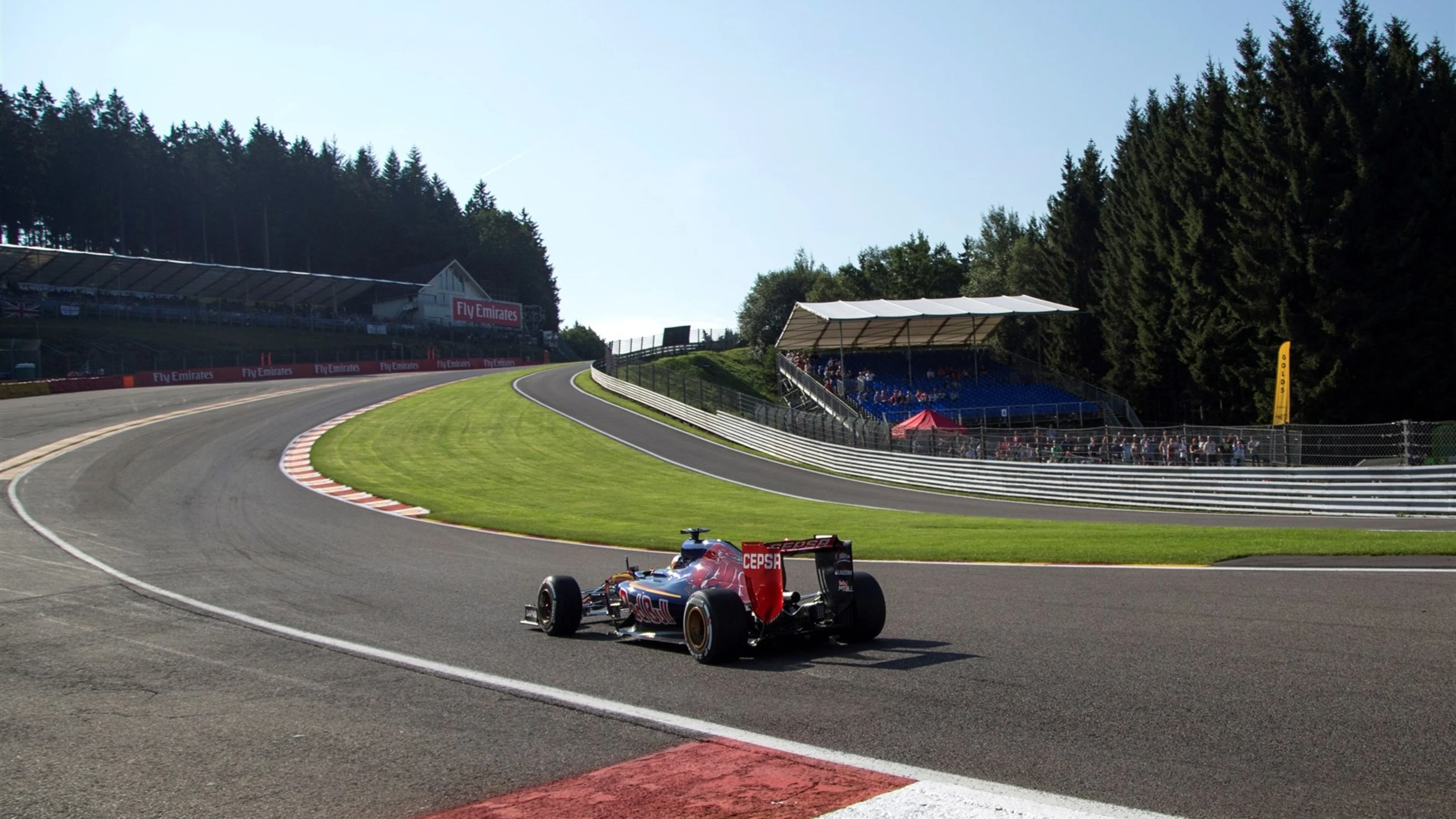 Carlos Sainz jr (ESP) Scuderia Toro Rosso STR10  at Formula One World Championship, Rd11, Belgian