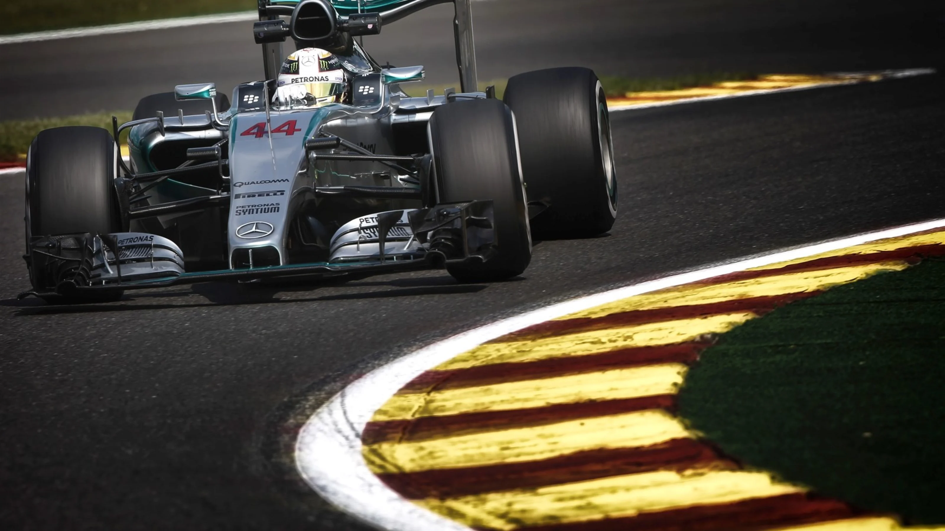 Lewis Hamilton (GBR) Mercedes AMG F1 W06 at Formula One World Championship, Rd11, Belgian Grand