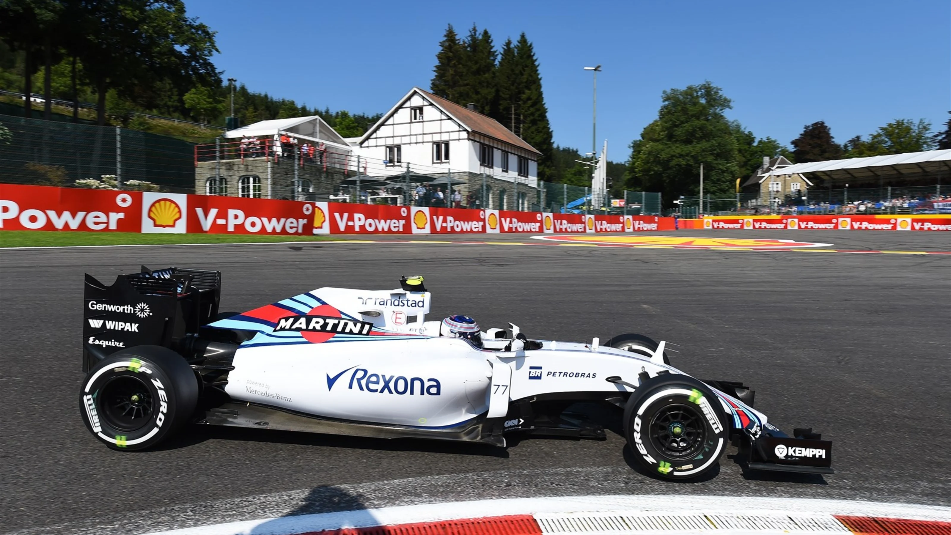 Valtteri Bottas (FIN) Williams FW37 at Formula One World Championship, Rd11, Belgian Grand Prix,
