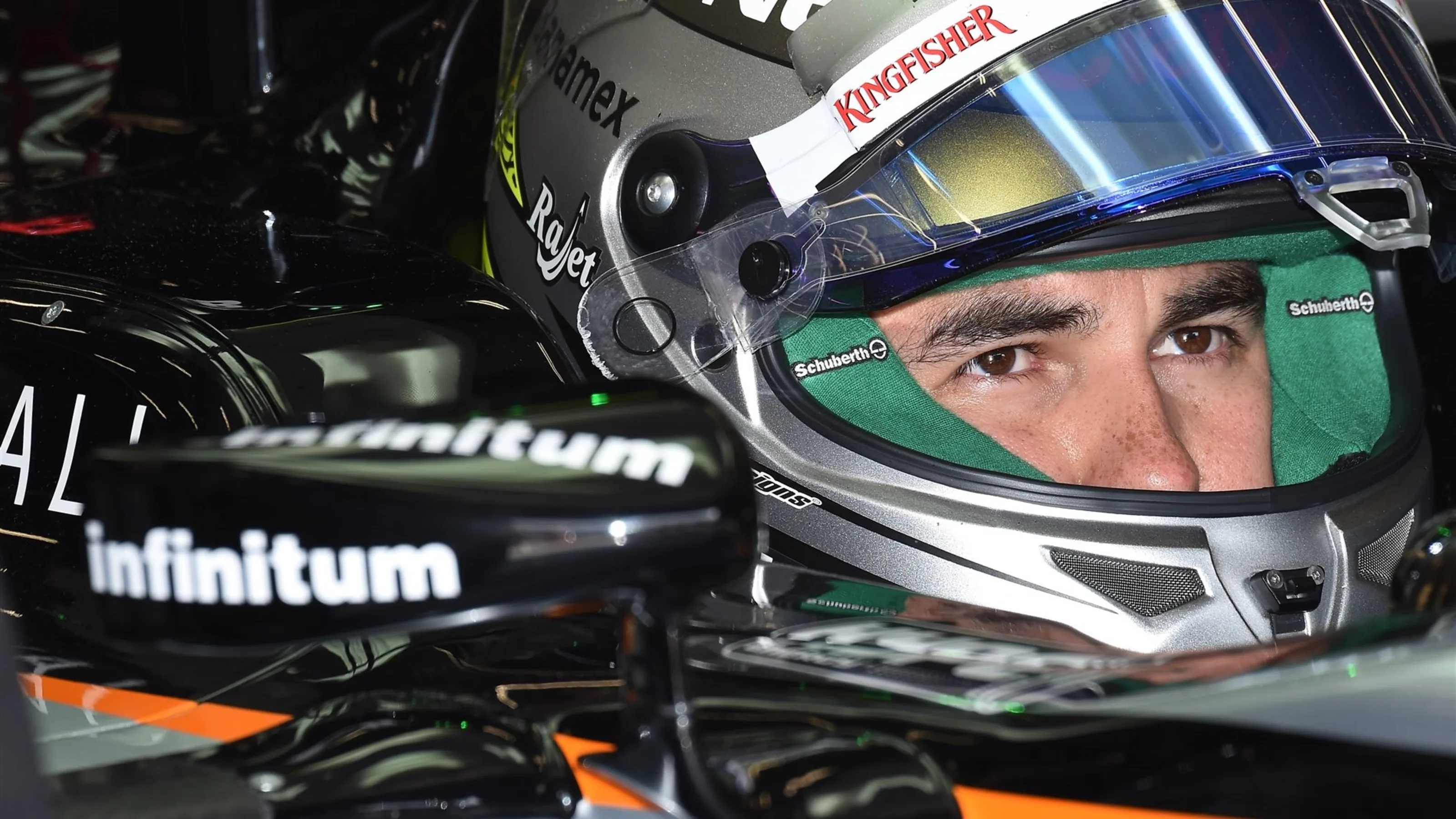 Sergio Perez (MEX) Force India VJM08 at Formula One World Championship, Rd11, Belgian Grand Prix,