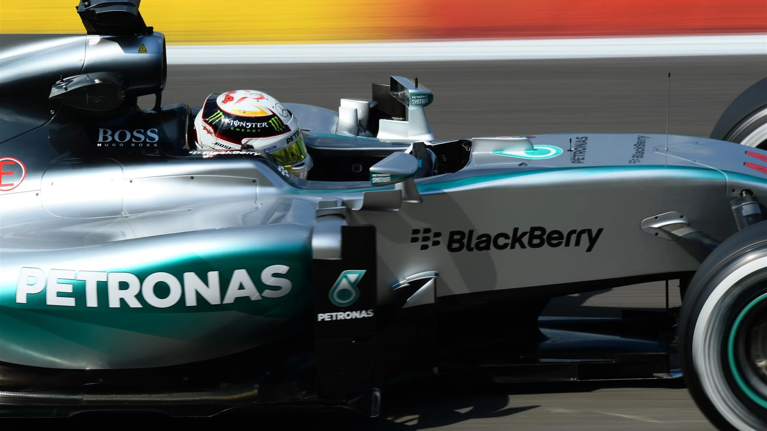 Lewis Hamilton (GBR) Mercedes AMG F1 W06 at Formula One World Championship, Rd11, Belgian Grand