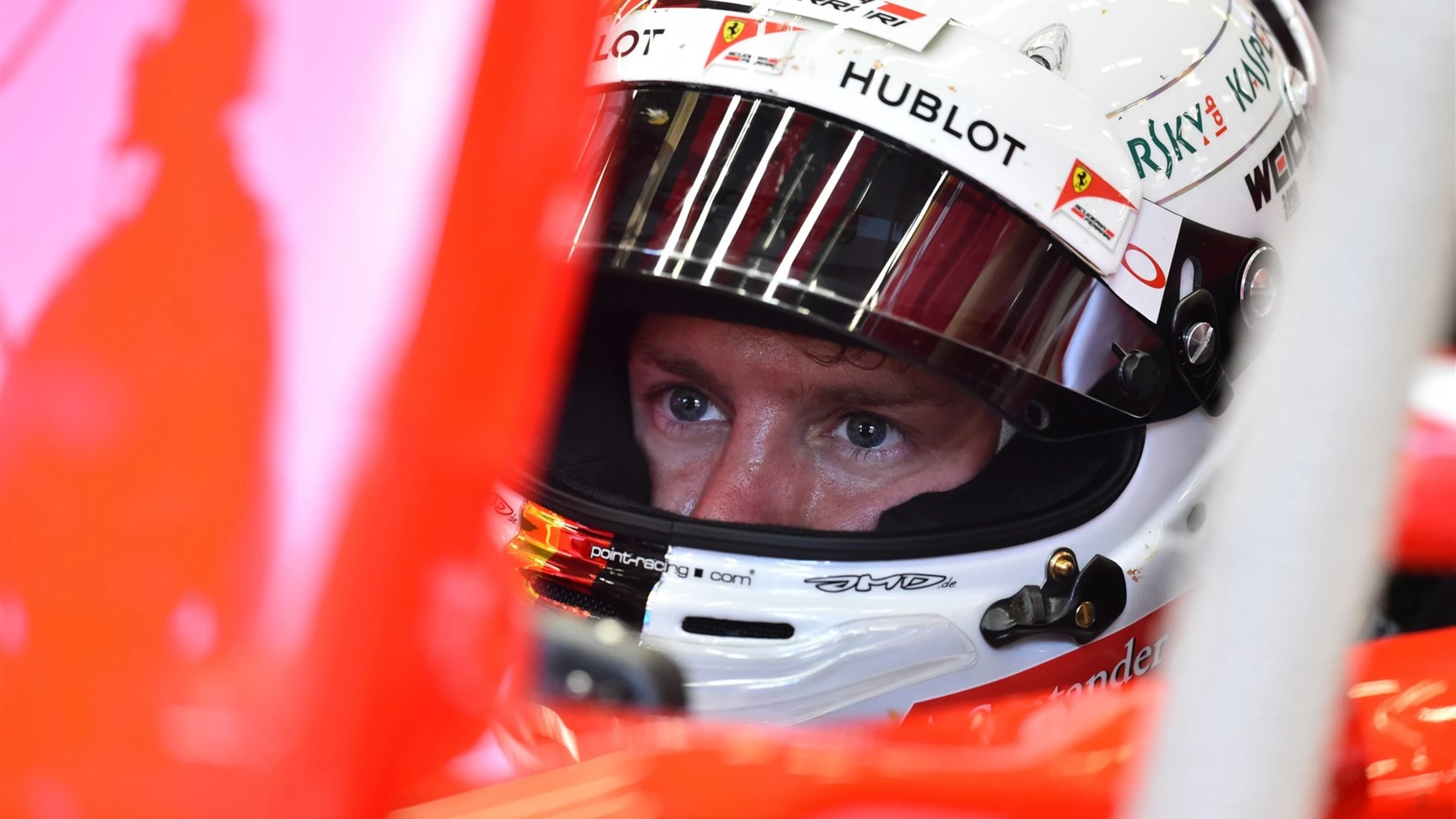 Sebastian Vettel (GER) Ferrari at Formula One World Championship, Rd11, Belgian Grand Prix,